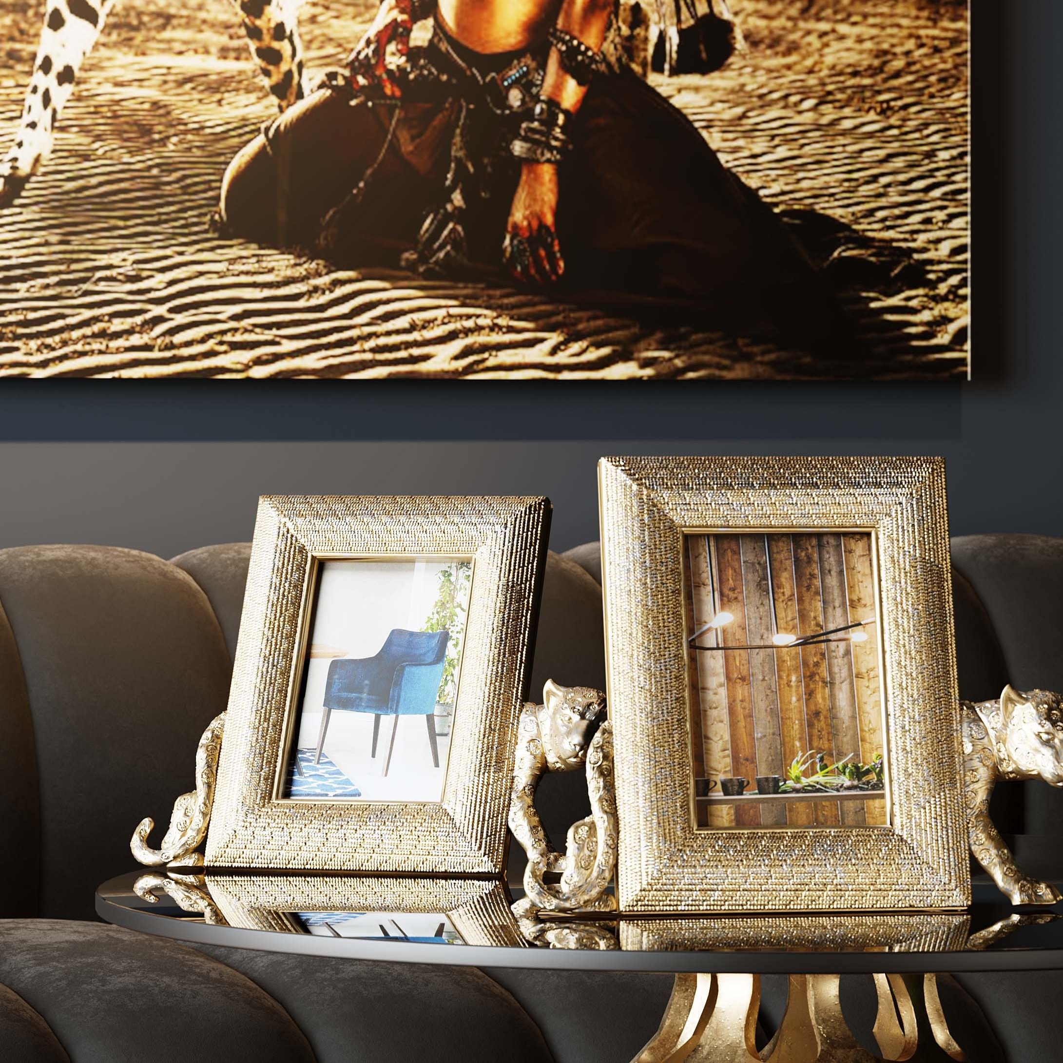 Kare Design Einzelrahmen "Bilderrahmen Leopard" günstig online kaufen