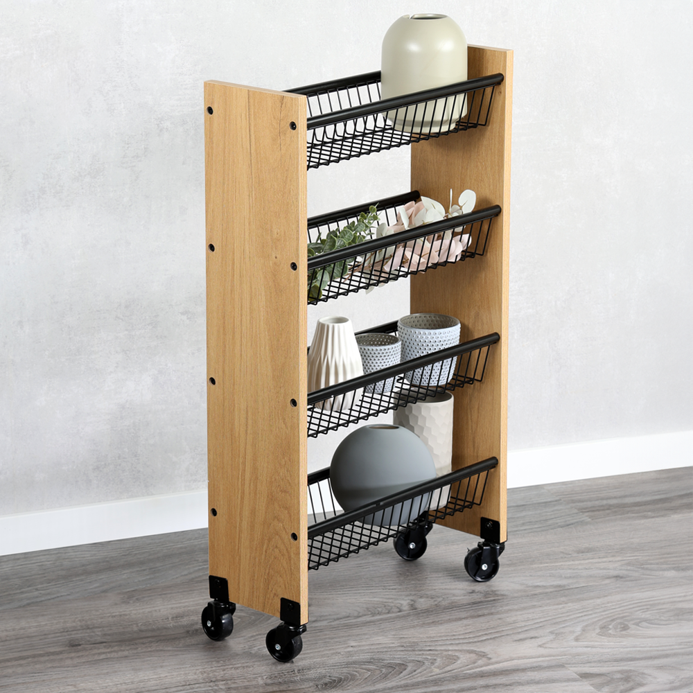 KESPER® Küchenwagen »Nieschenregal, Metall, MDF« 1 Stk. tlg.