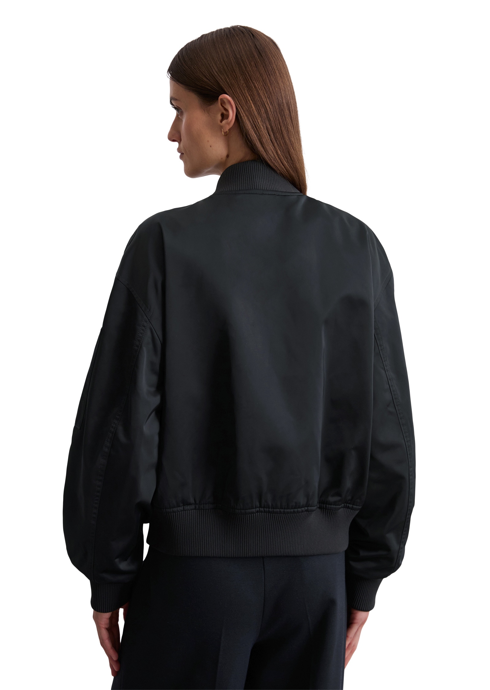 Thumbnail - Marc OPolo Outdoorjacke "aus recyceltem Polyester-Twill", ohne Kapuze