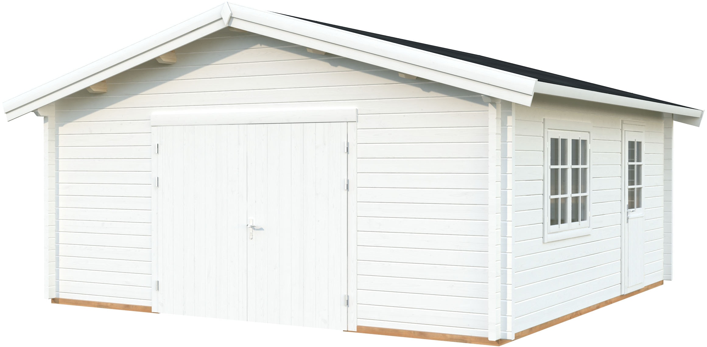 Palmako Garage "Roger, mit Holztor" BxTxH: 622x596x312 cm