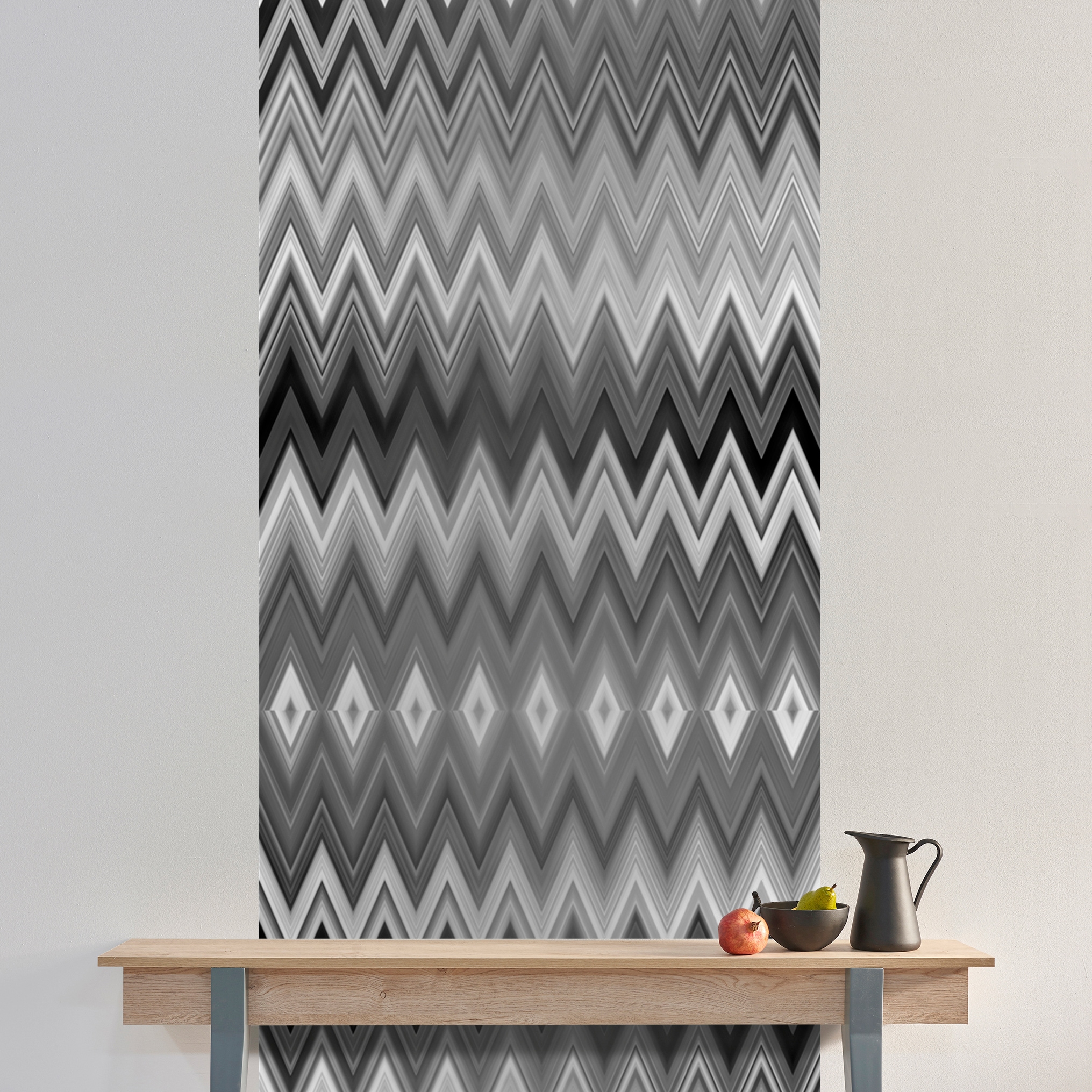queence Vinyltapete »Ahmed«, Farbverlauf-bedruckt-abstrakt, 90x250cm, selbstklebend, kinderleichte Anbringung, Sticker