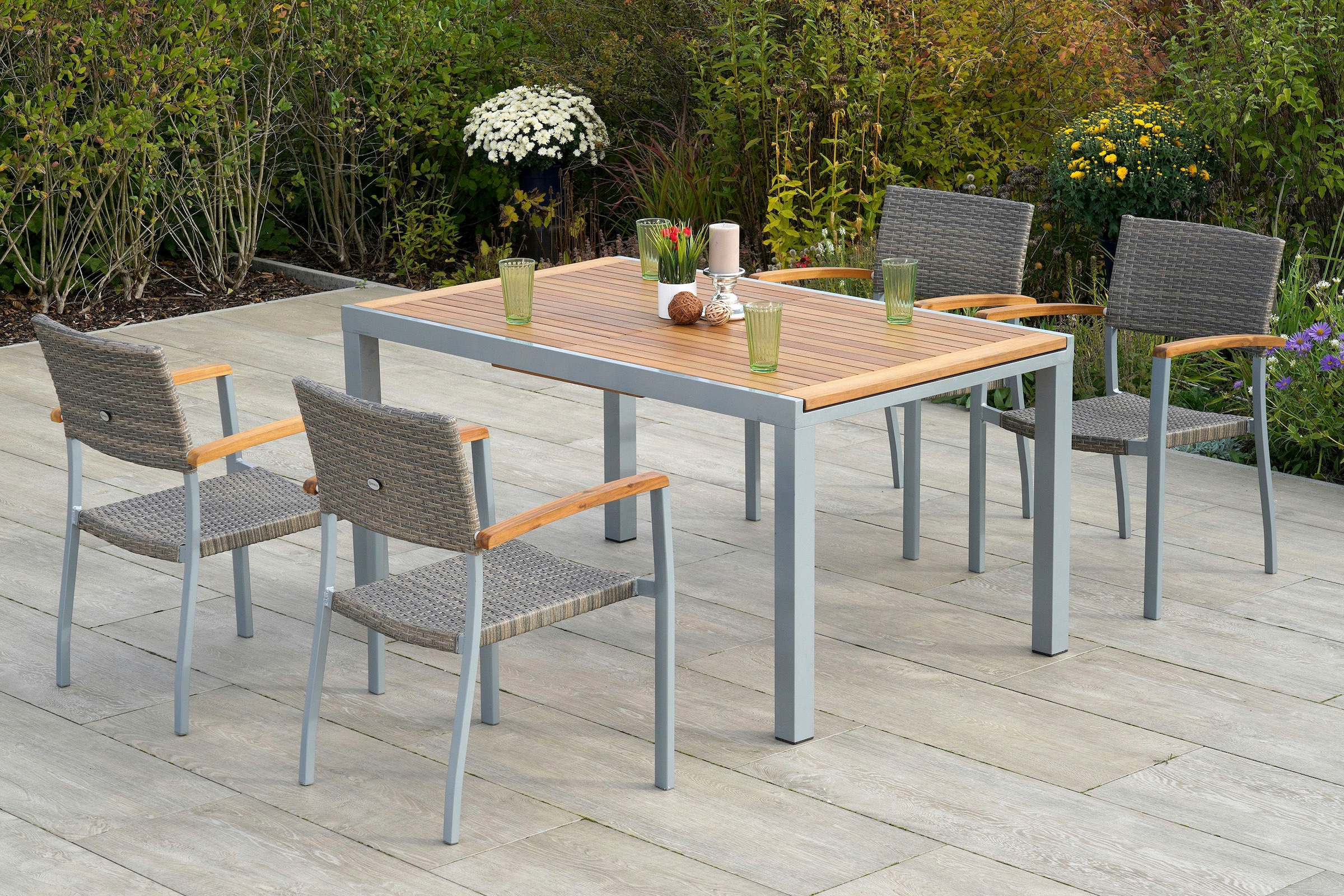 MERXX Garten-Essgruppe »Silano«, (5 tlg.)