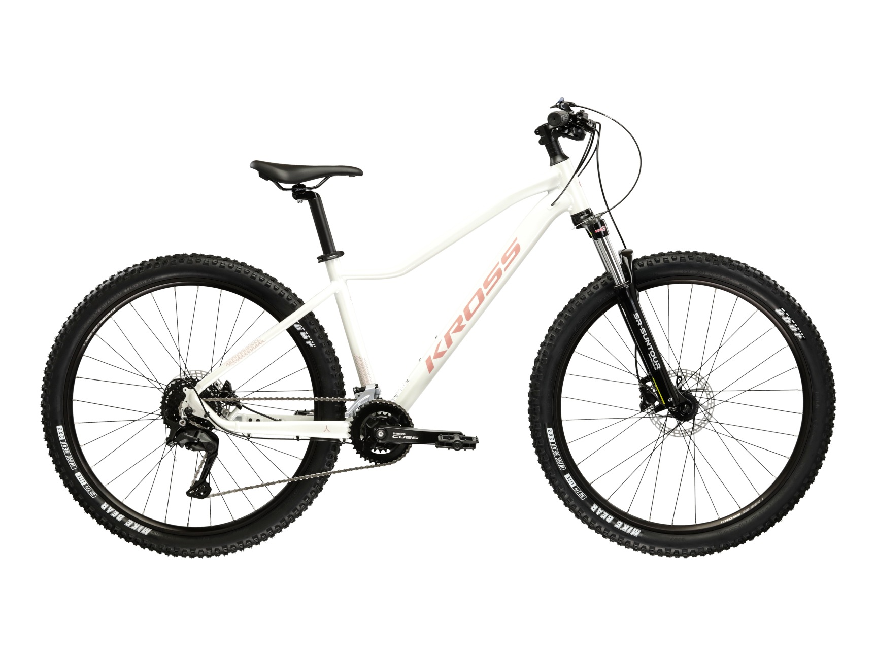 Thumbnail - Kross Mountainbike "KROSS Mountainbike Hardtail 27,5" LEA 5.0 weiß 18 Gänge" 18 Gang Shimano CUES U3020 Schaltwerk Kette...