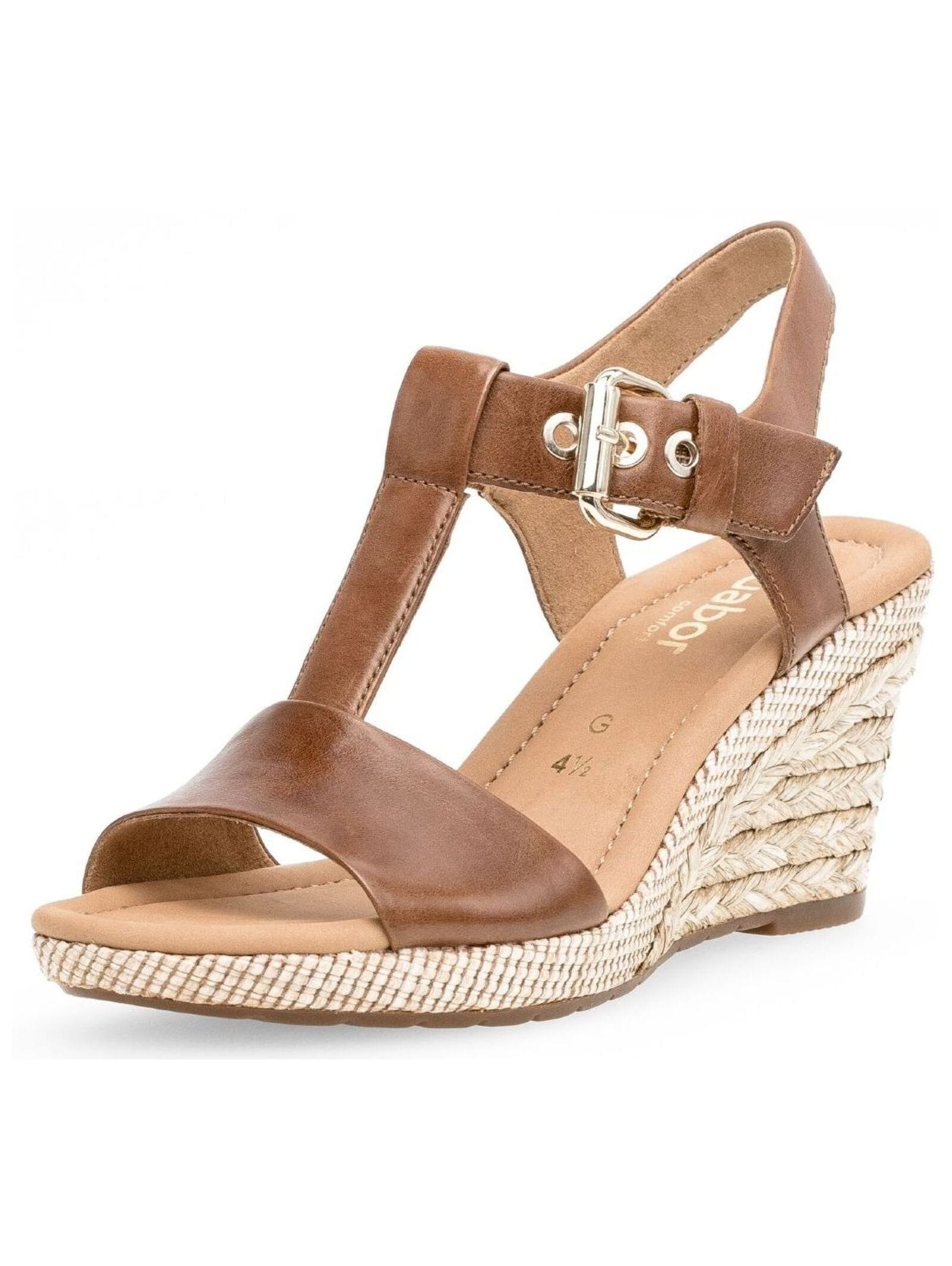 Gabor Comfort Keilsandalette "Gabor Comfort Sandalen Leder" günstig online kaufen