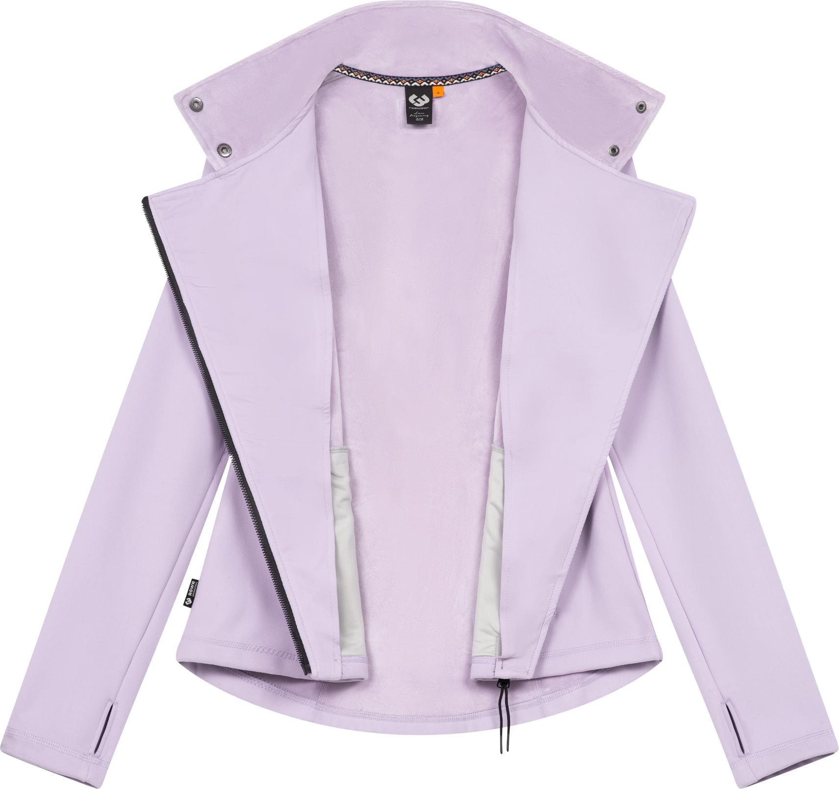 Ragwear Sweatjacke »Saskie«, Modische Damen Kapuzenjacke mit kuschlig weichem Innenfutter