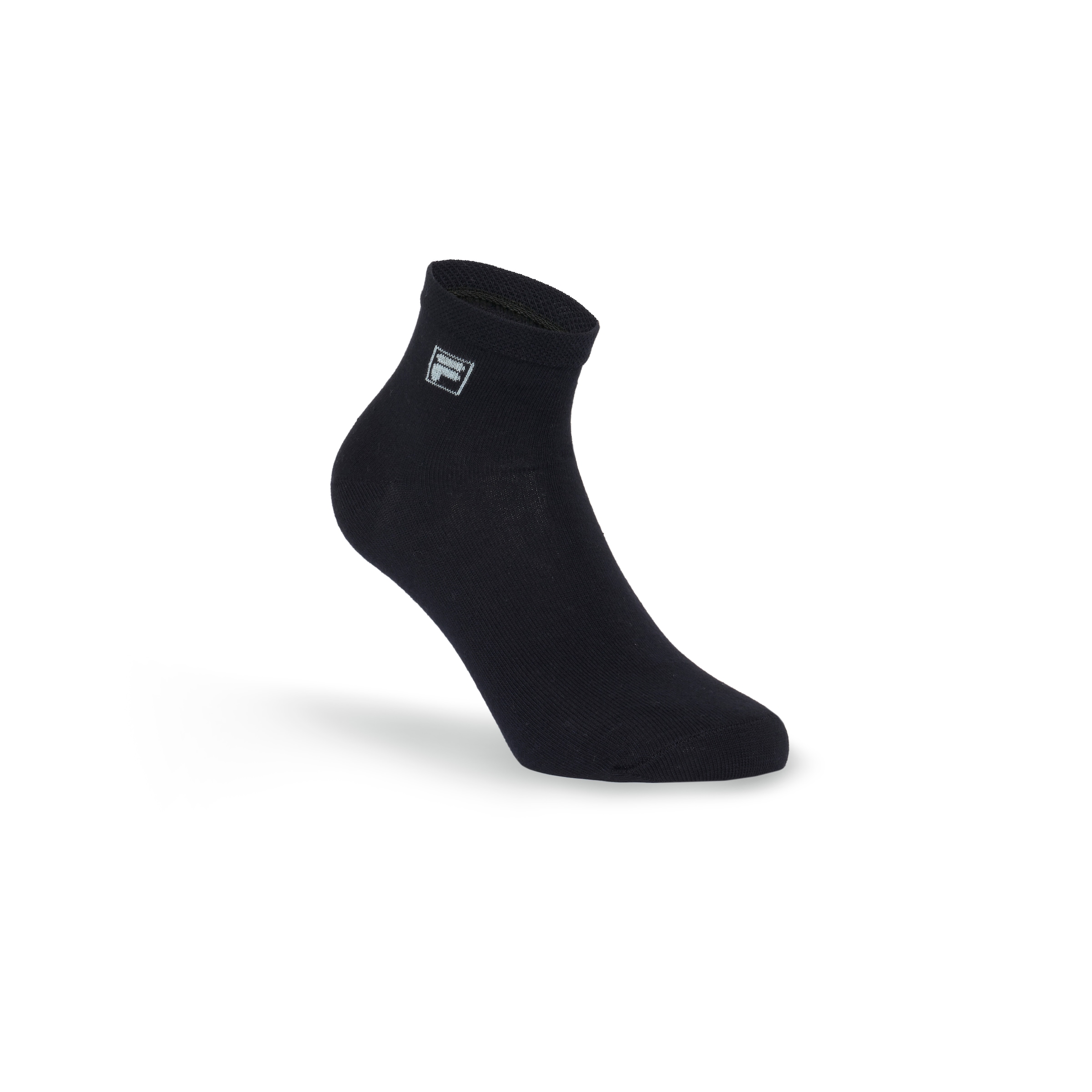 Fila Kurzsocken »UNISEX QUARTER PLAIN SOCKS«, (3 Paar), mit eingestrickem Logo