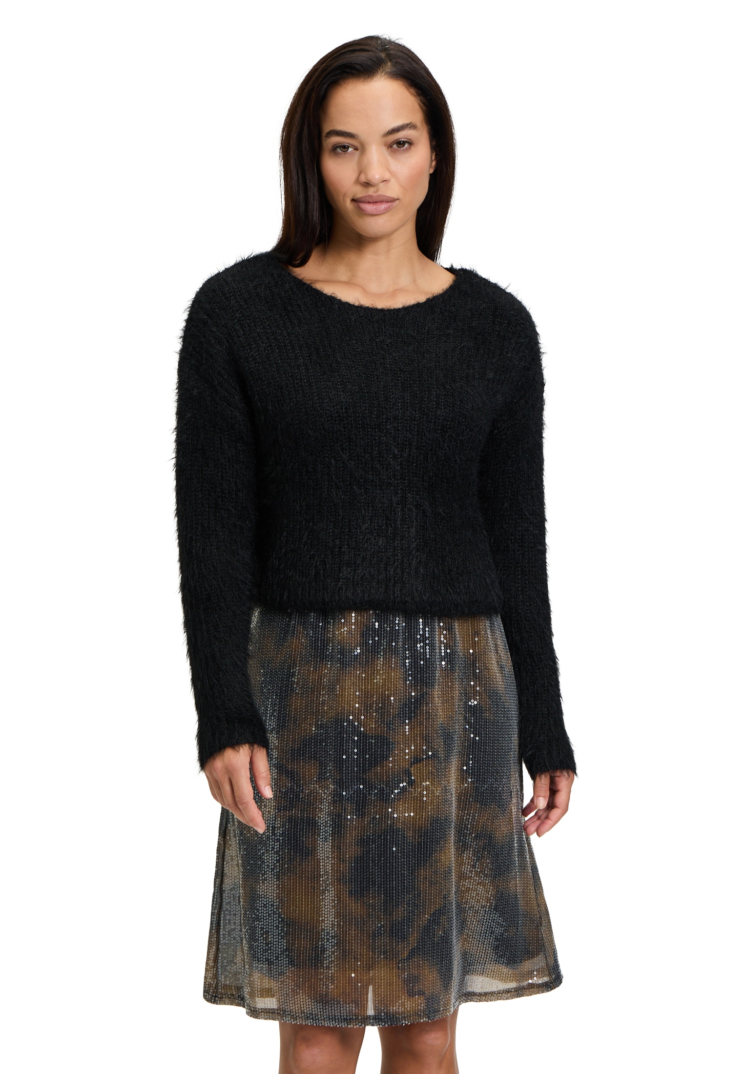 Cartoon Paillettenkleid "Cartoon Damen Pailletten-Kleid 2er Set" Ohne Tasch günstig online kaufen