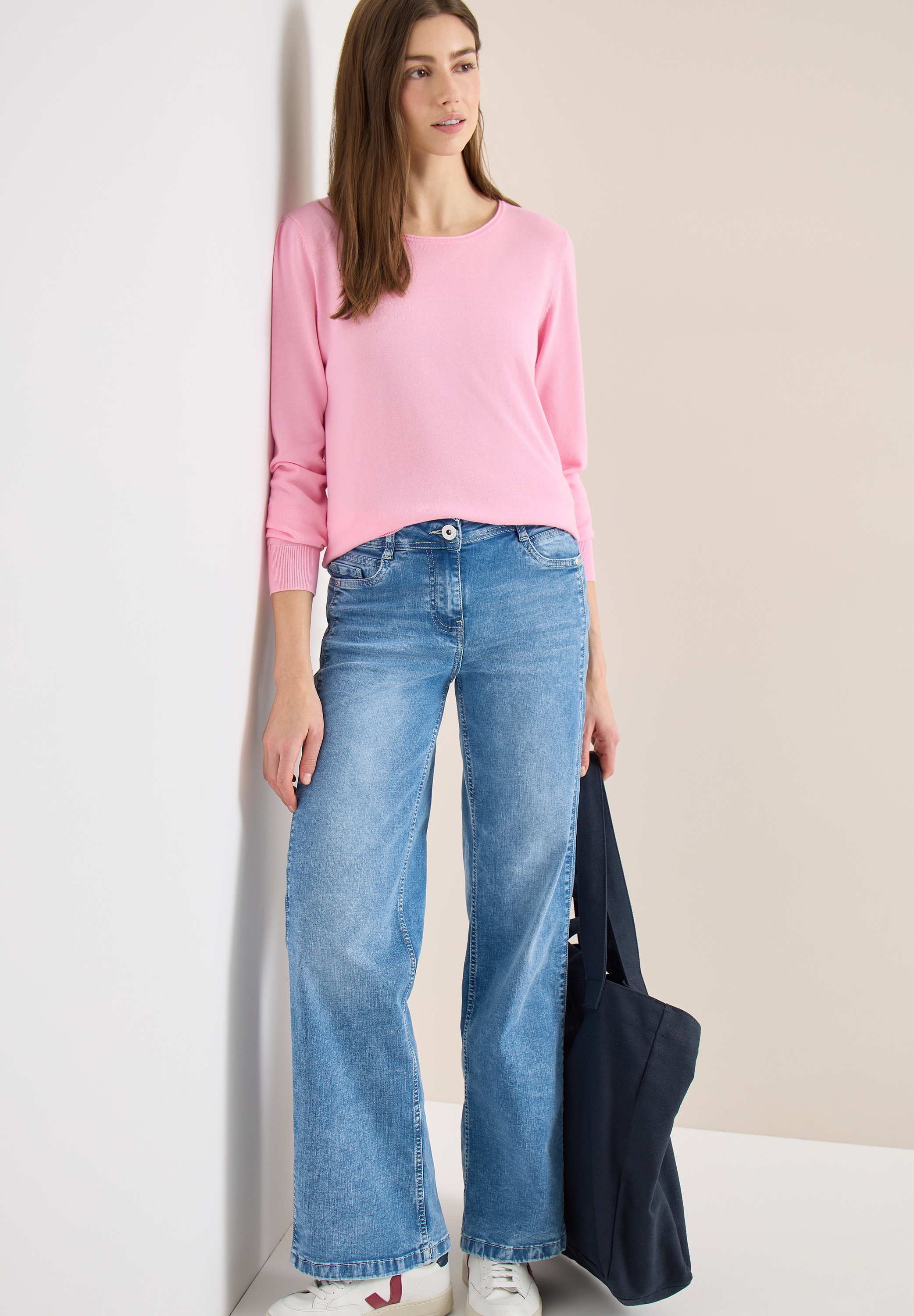 Cecil Strickpullover aus Feinstrick