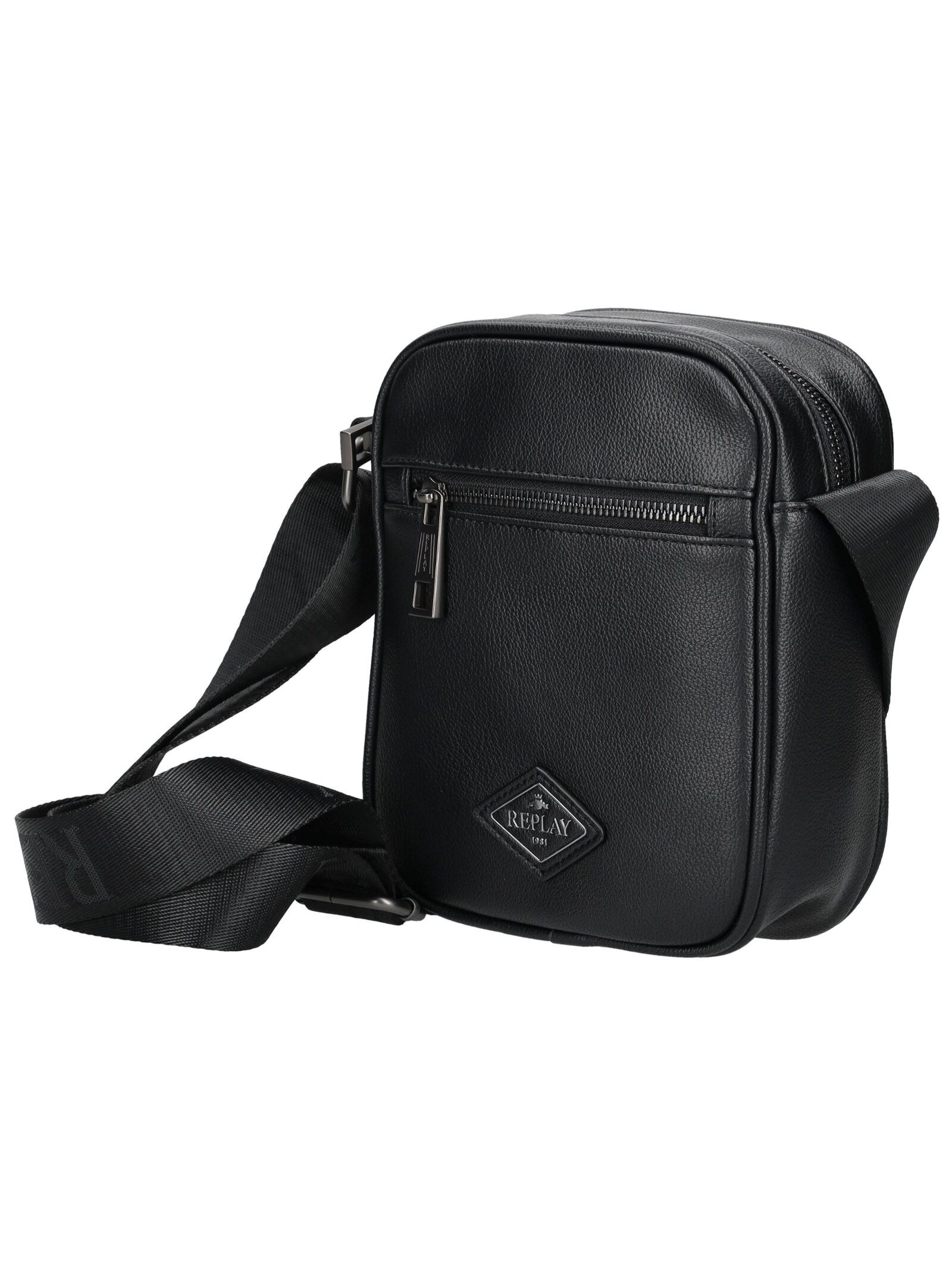 Replay Mens Shoulder Bag Black One Size 3