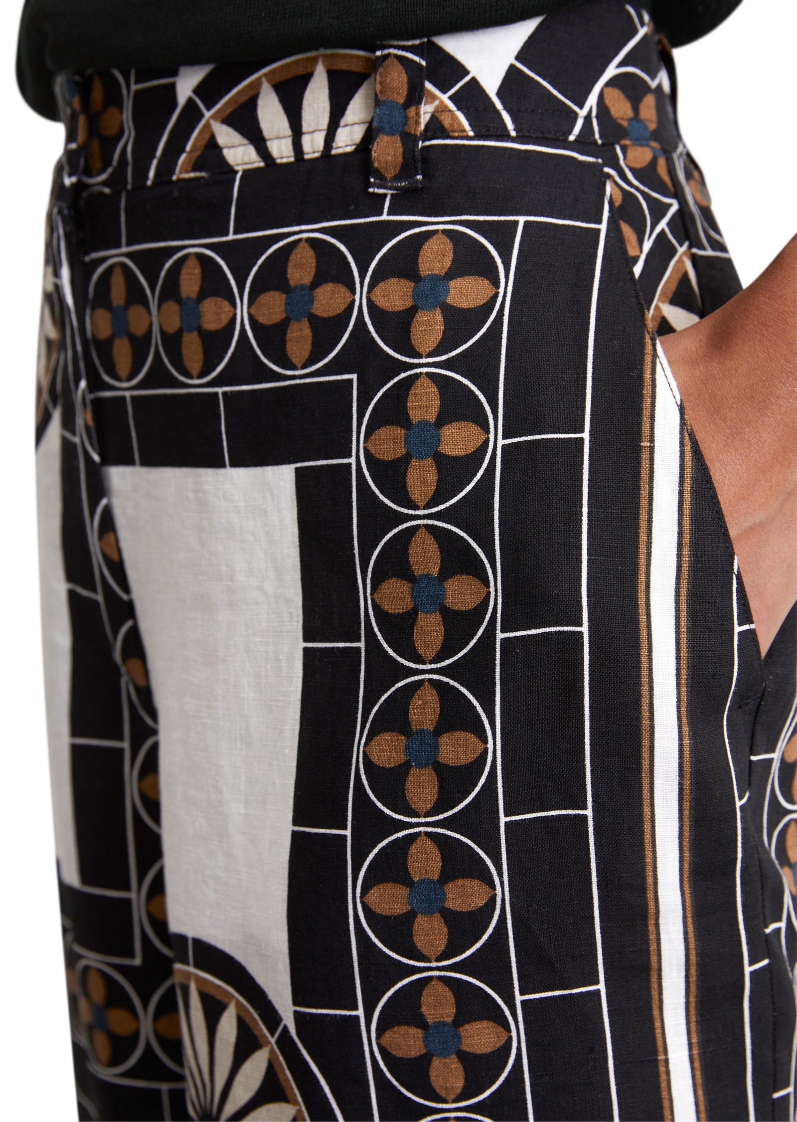 Marc O'Polo Chinohose »mit lässigem Allover-Print«