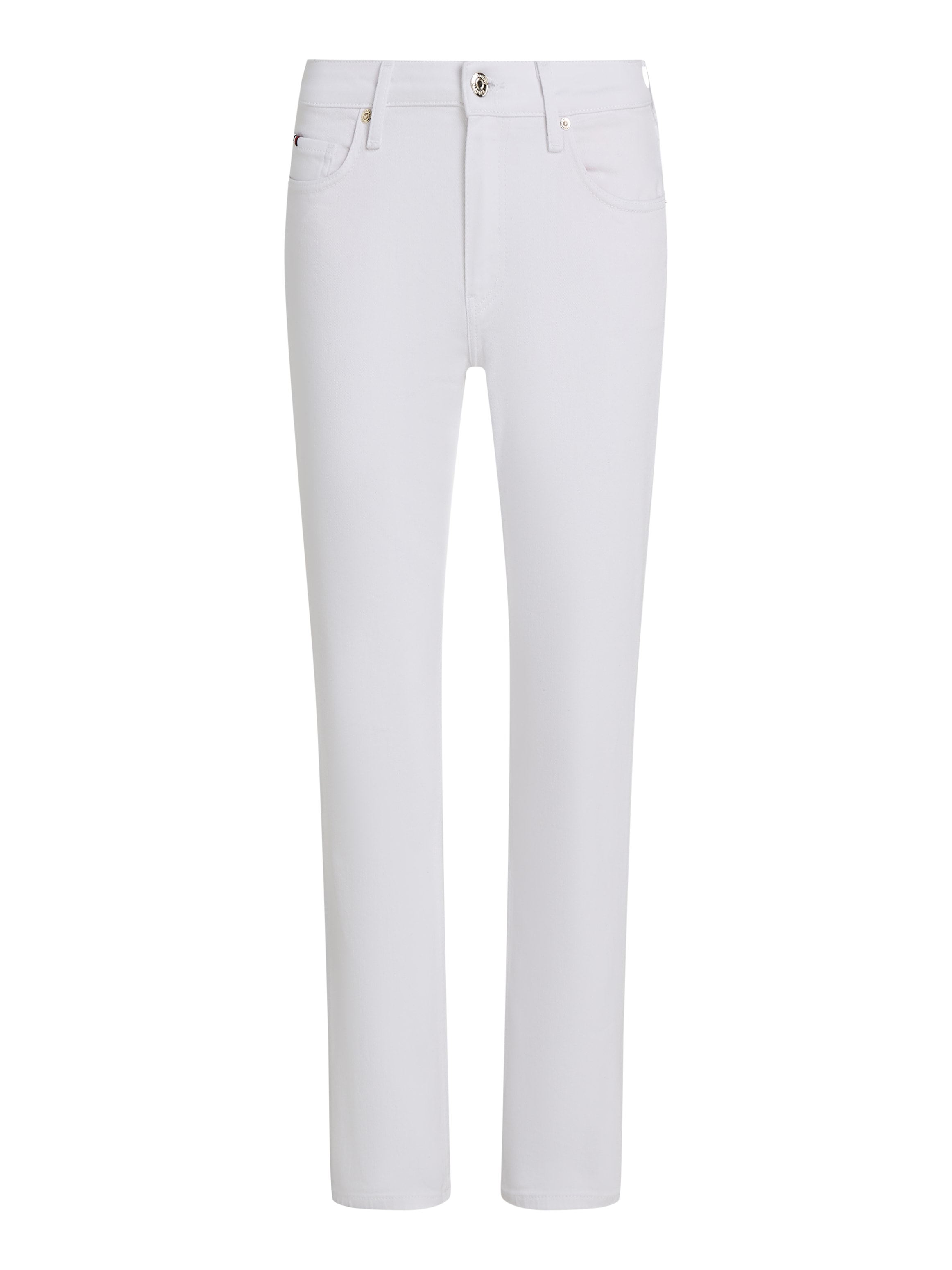 Tommy Hilfiger Straight-Jeans »CLASSIC STRAIGHT RW ECRU«, mit Logo-Badge, in Knöchellänge