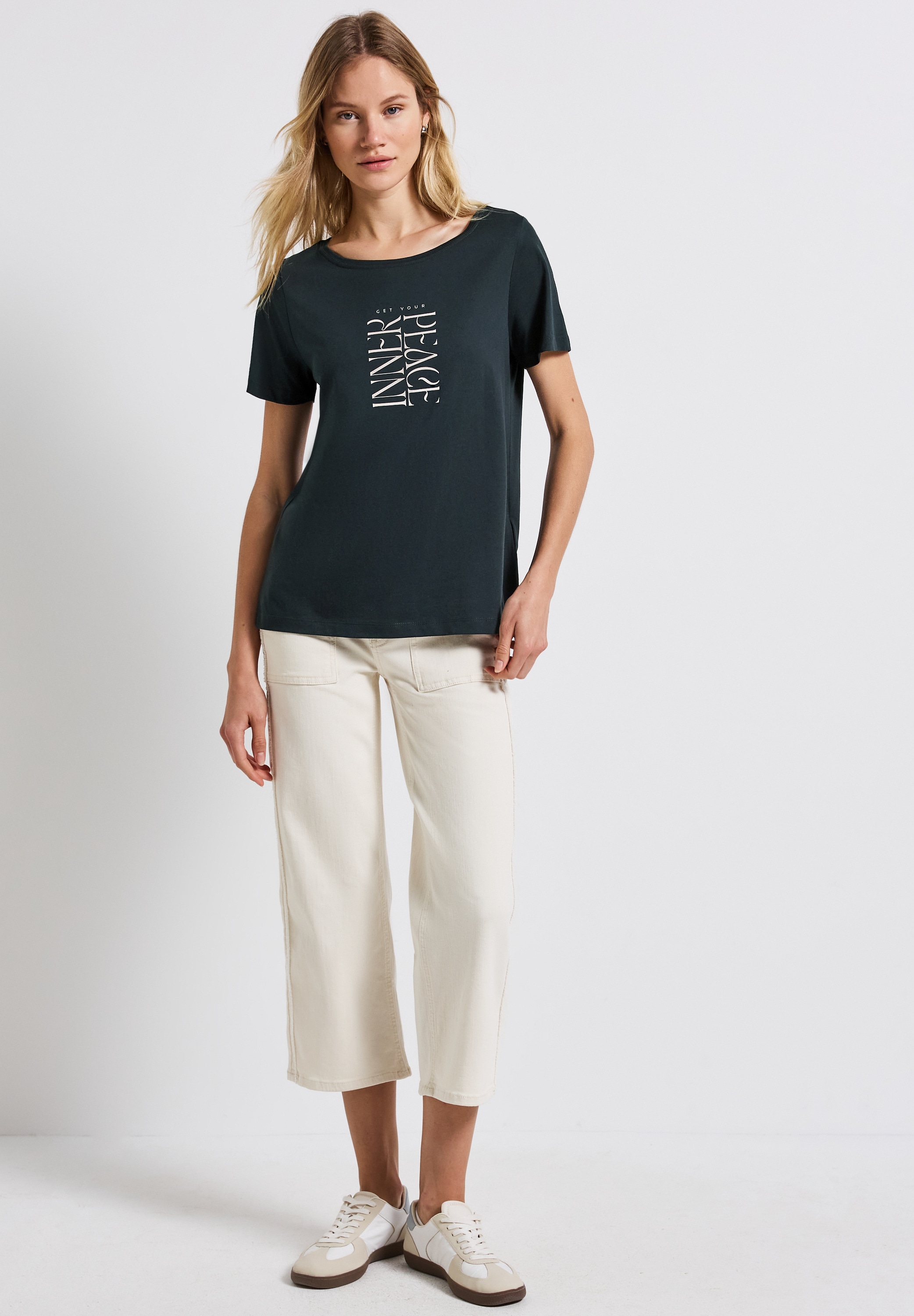 STREET ONE T-Shirt, im soften Baumwoll-Mix