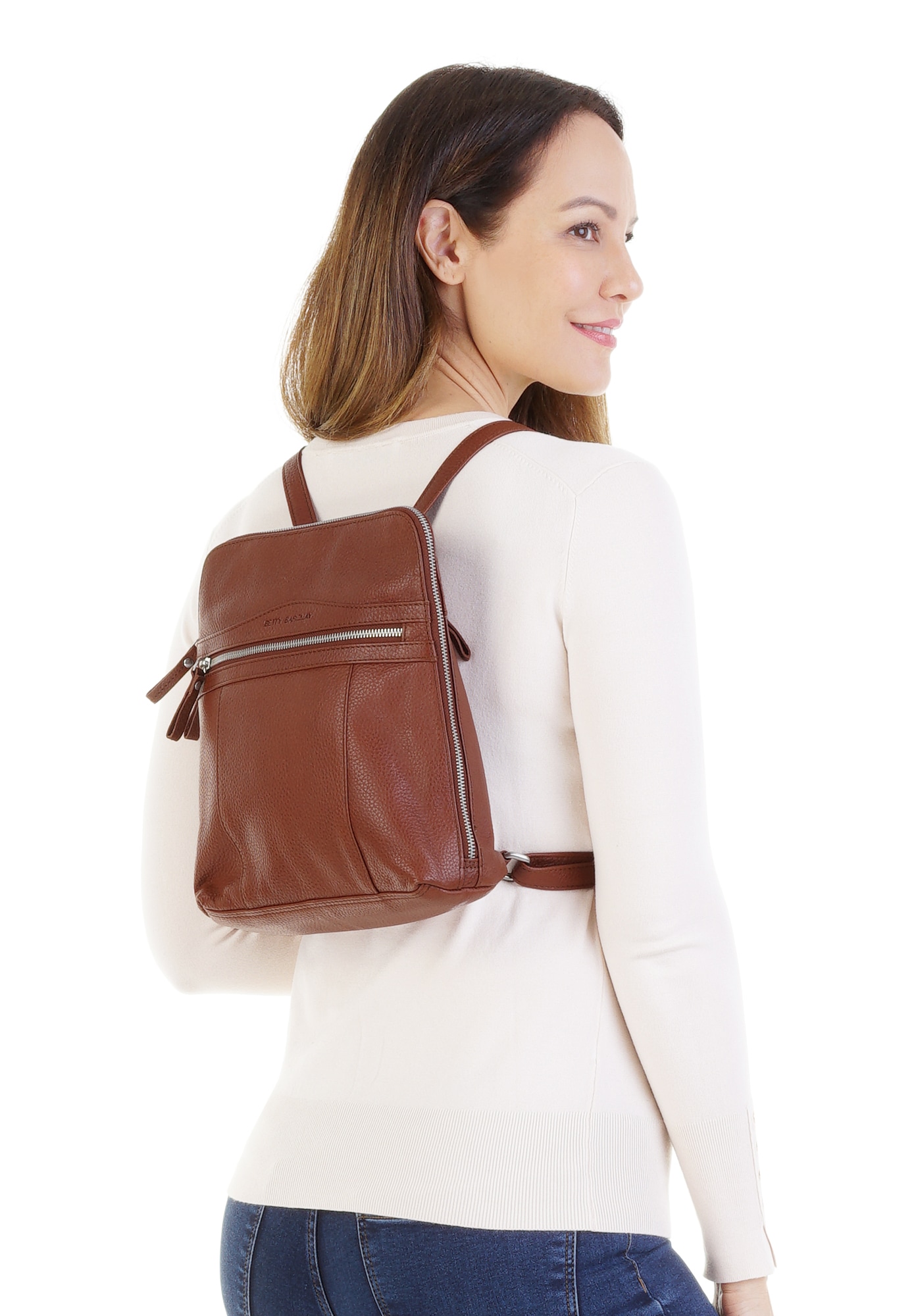 Betty Barclay Cityrucksack, echt Leder