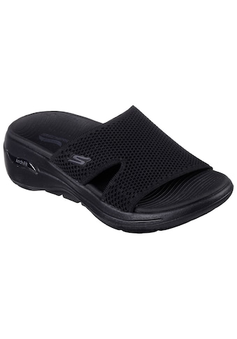 Pantolette »GO WALK ARCH FIT SANDAL-JOYFUL«, Sommerschuh, Schlappen mit Goga Mat Footbed