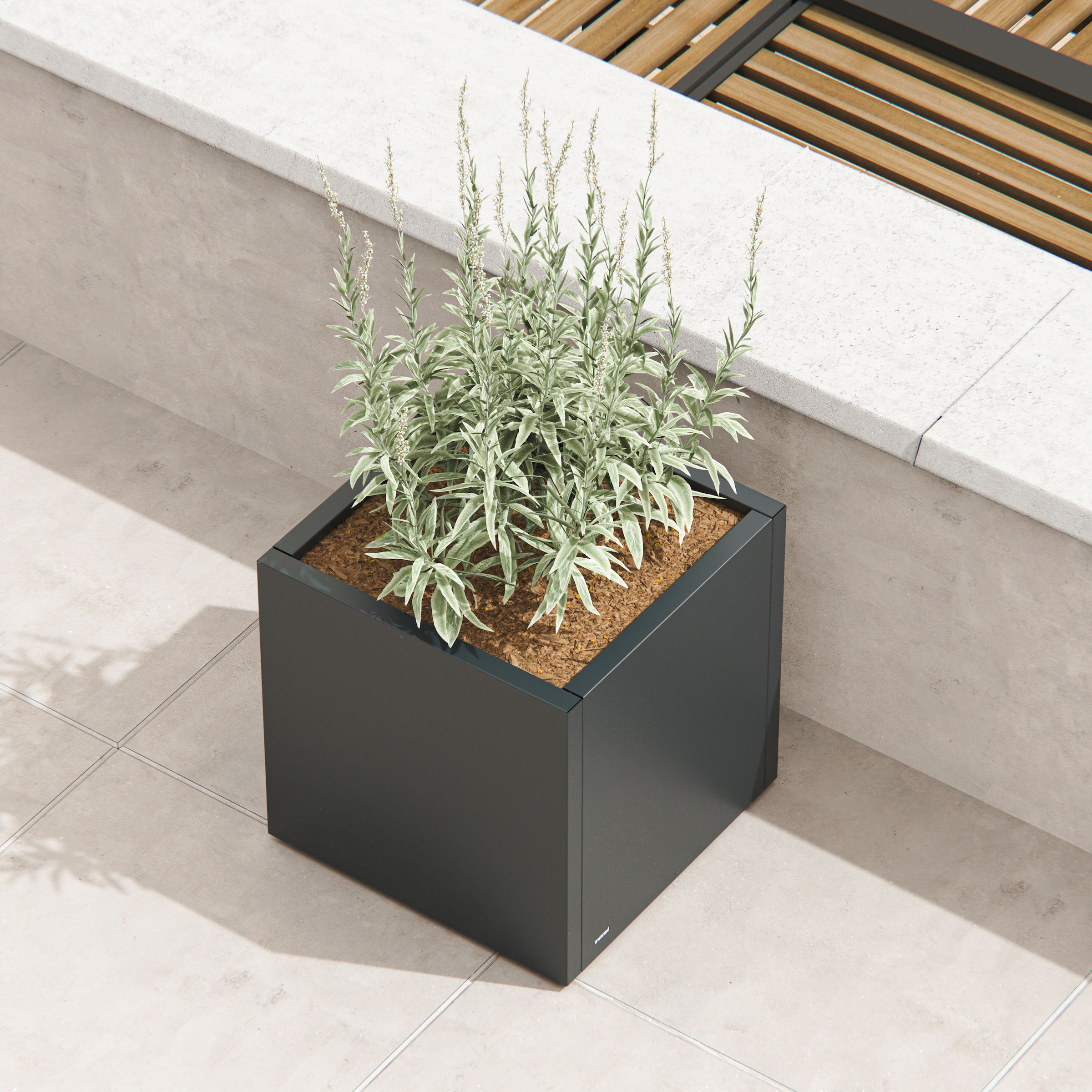 Herstera Garden Pflanzkübel »Cube« BxTxH: 60x60x60 cm