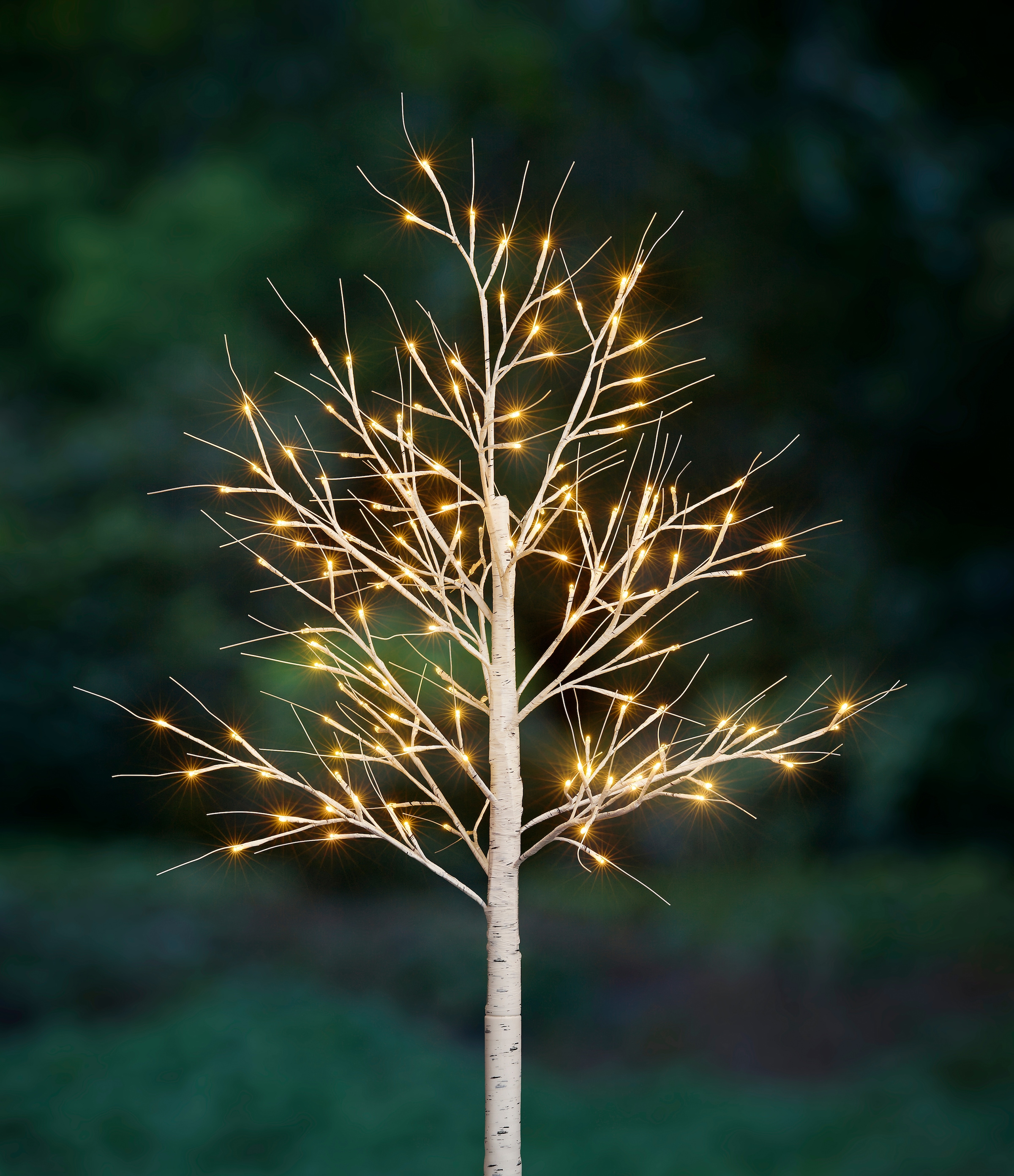 BONETTI LED Beleuchteter Baum Deko- 120 ca. BAUR 120 | »Weihnachtsdeko«, kaufen Baum Höhe Birkenoptik, cm in flammig-flammig