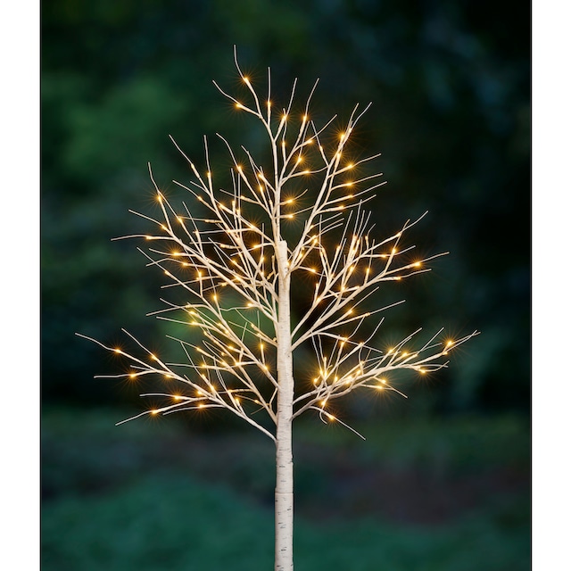 BONETTI LED Baum »Weihnachtsdeko«, 120 flammig-flammig, Beleuchteter Deko- Baum in Birkenoptik, Höhe ca. 120 cm kaufen | BAUR