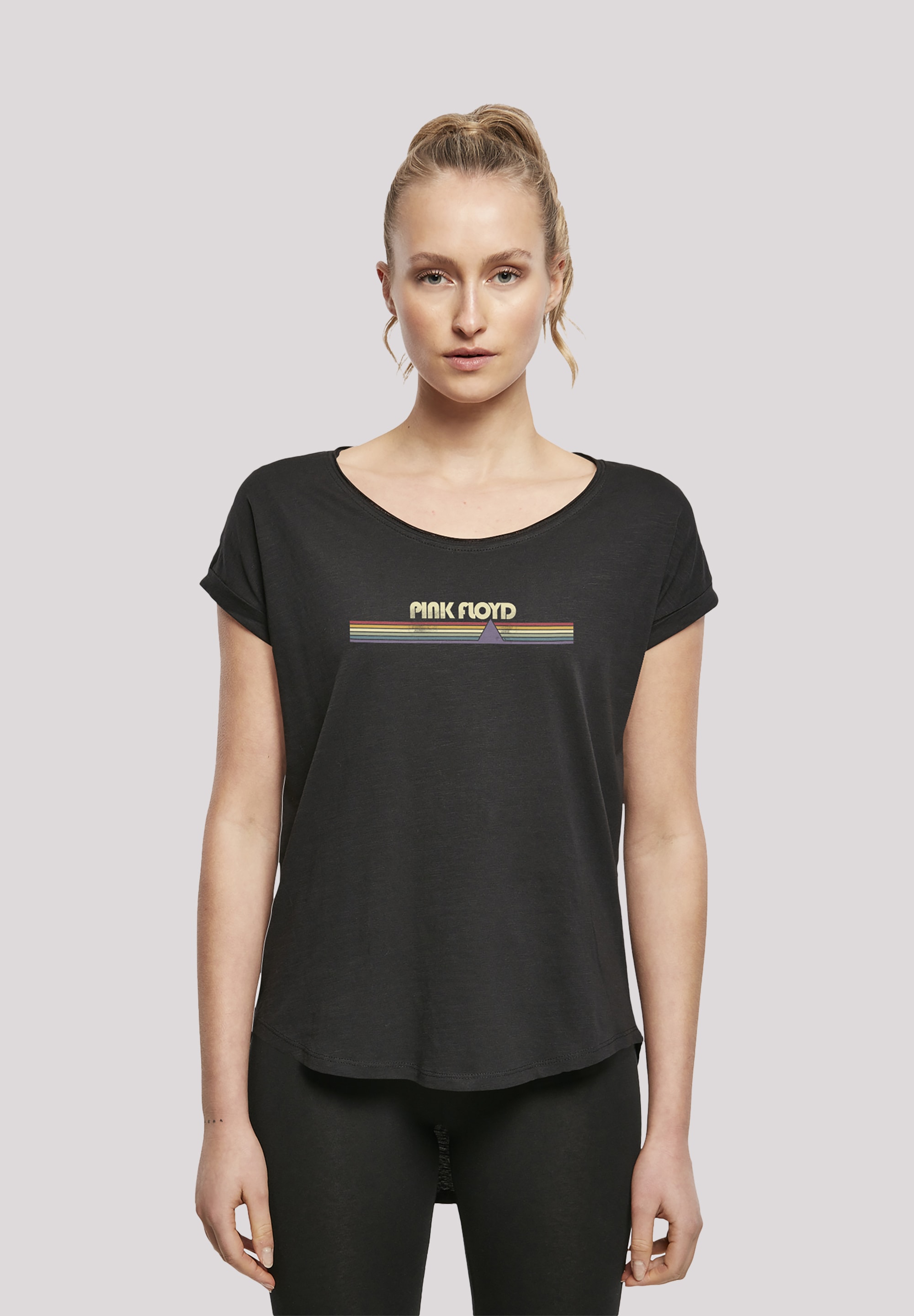 F4NT4STIC T-Shirt "Pink Floyd Prism Retro Stripes", Print günstig online kaufen