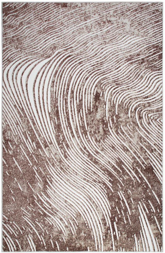 my home Teppich "Surella" rechteckig 9 mm Höhe modernes Wellen Muster, mit günstig online kaufen