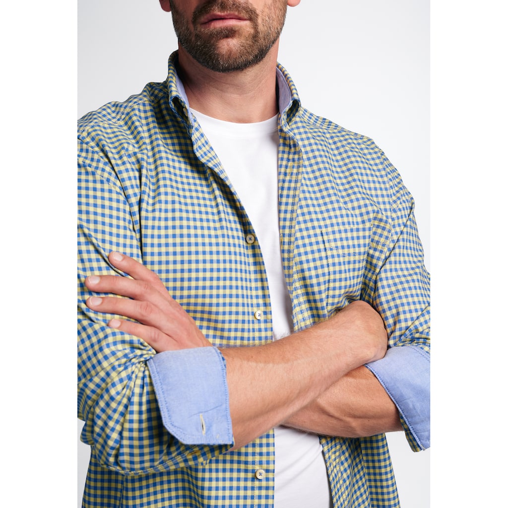 Herrenmode Hemden Eterna Langarmhemd »REGULAR FIT« sonnengelb Herrenmode Hemden Eterna Langarmhemd »REGULAR FIT« sonnengelb