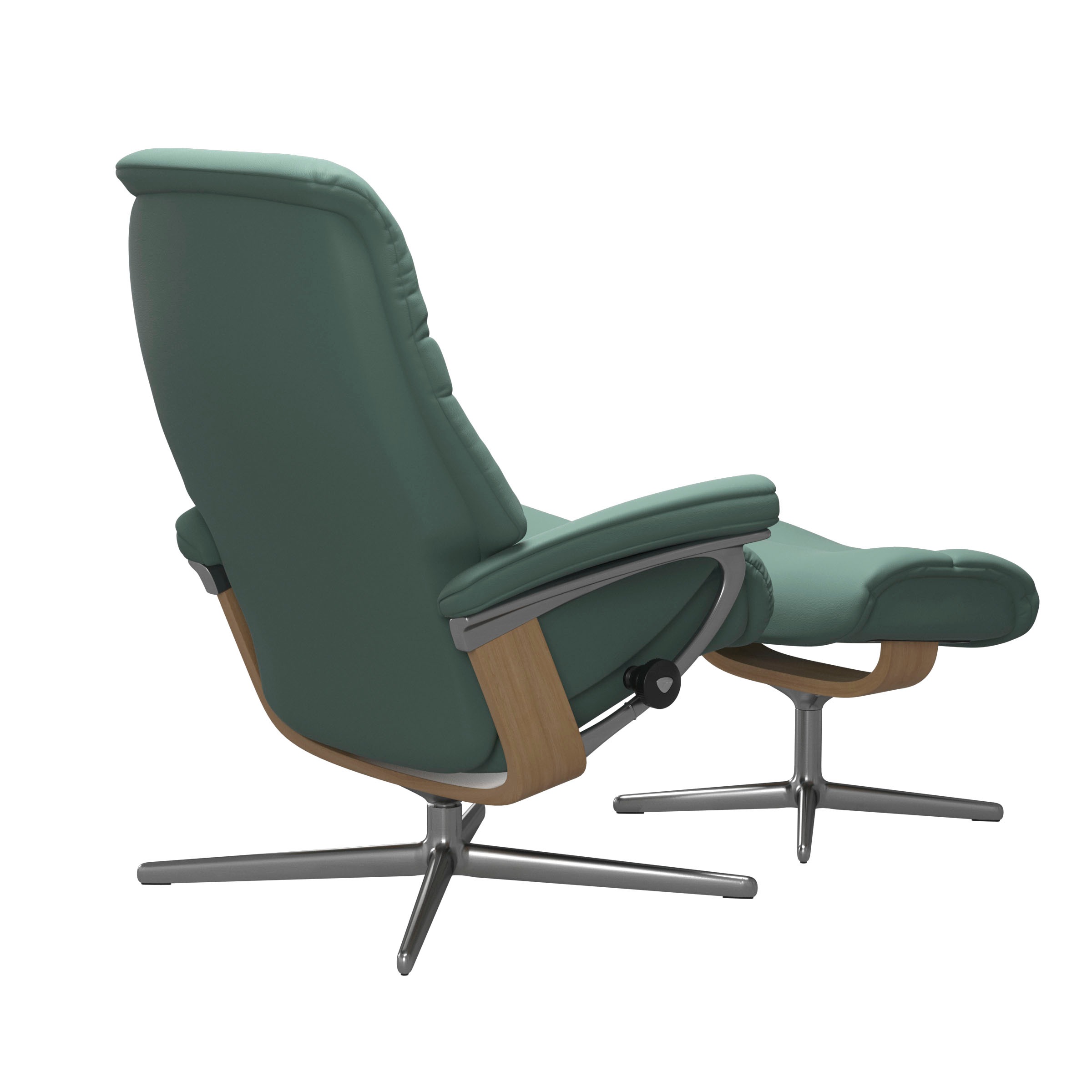 Stressless® Fußhocker »Sunrise«, mit Cross Base, Größe S, M & L, Holzakzent Eiche