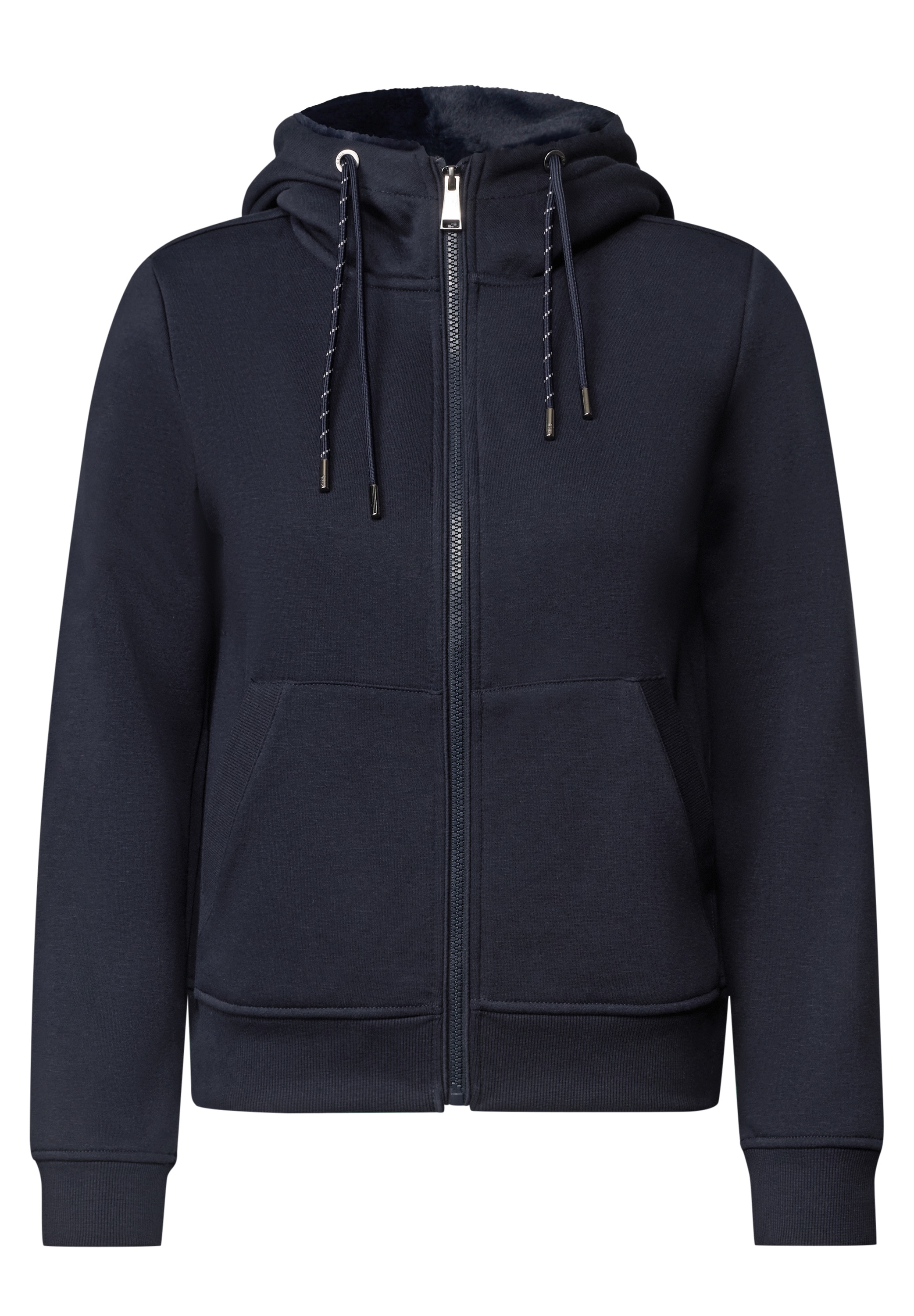 Cecil Sweatjacke in Unifarbe