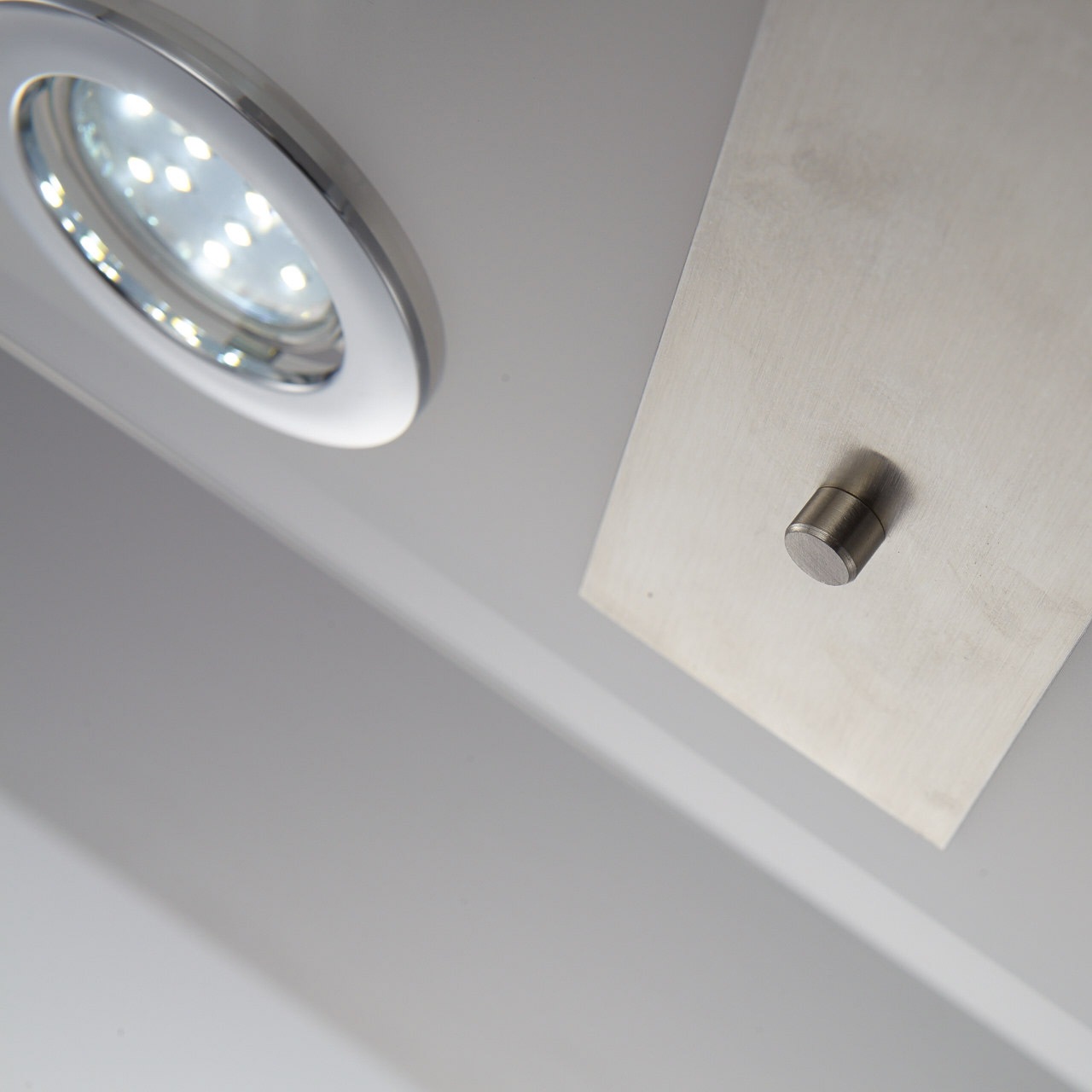 B.K.Licht LED Deckenleuchte »Dorado«, 6 flammig, Leuchtmittel GU10 | LED wechselbar, LED Deckenlampe Schlafzimmer Metall Glas eckig inkl. 3W 250lm GU10