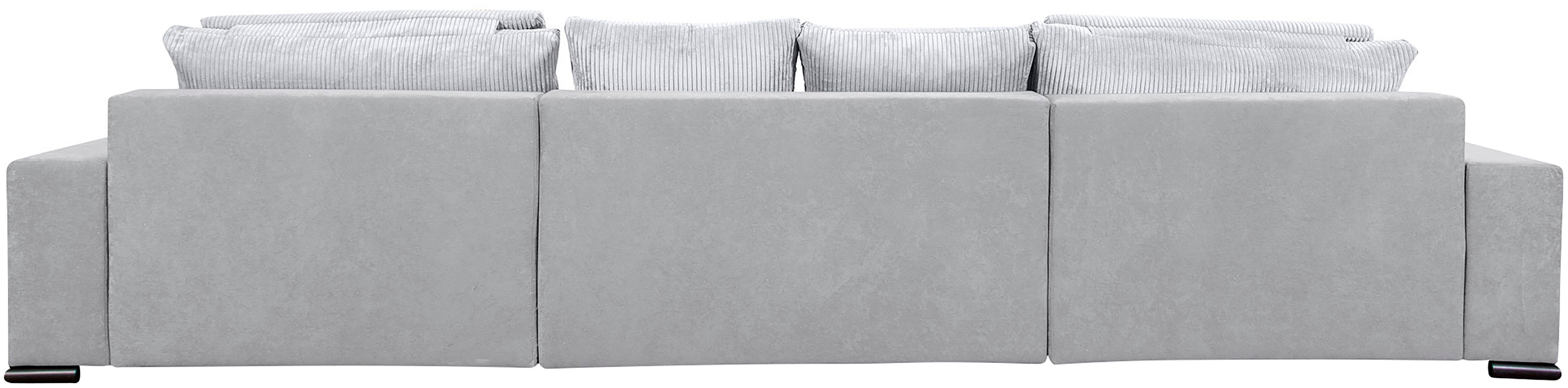 Thumbnail - COLLECTION AB Wohnlandschaft "Josy XXXL-Relax U-Form, B: 352 cm" mit Bettfunktion, Bettkasten & 2 Nackenkissen, Federker...