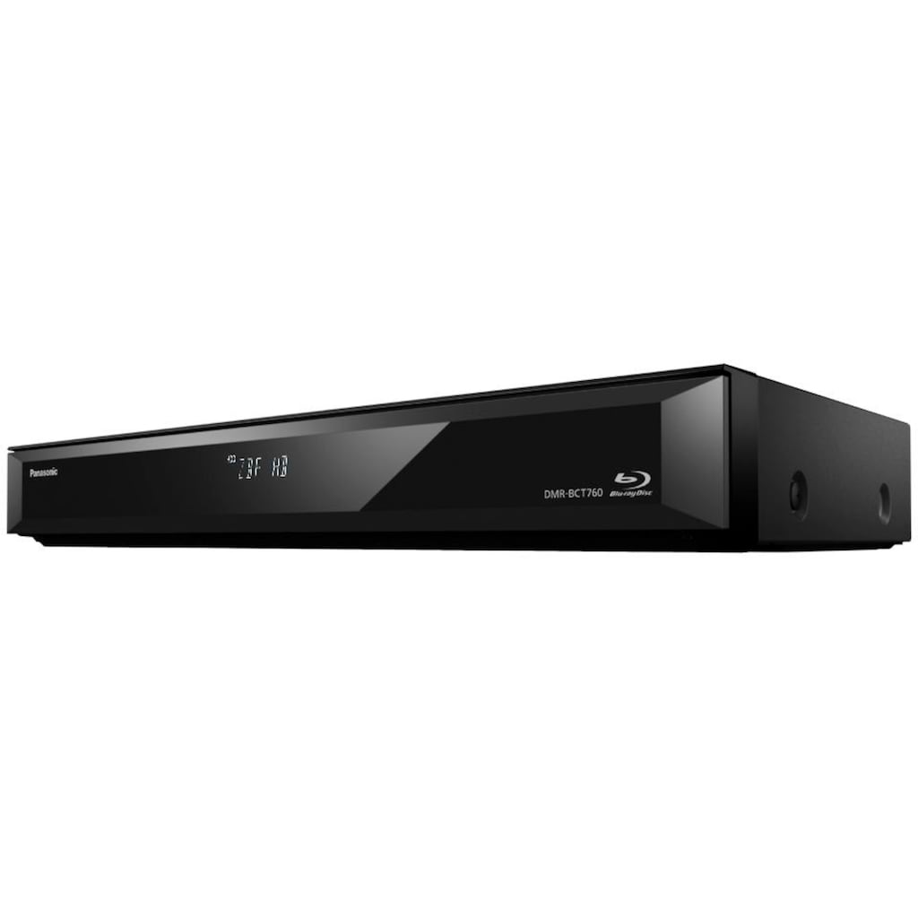 Panasonic Blu-ray-Rekorder »DMR-BCT760/5«, 4k Ultra HD, Miracast (Wi-Fi Alliance)-WLAN-LAN (Ethernet), DVB-C-Tuner-4K Upscaling, 500 GB Festplatte
