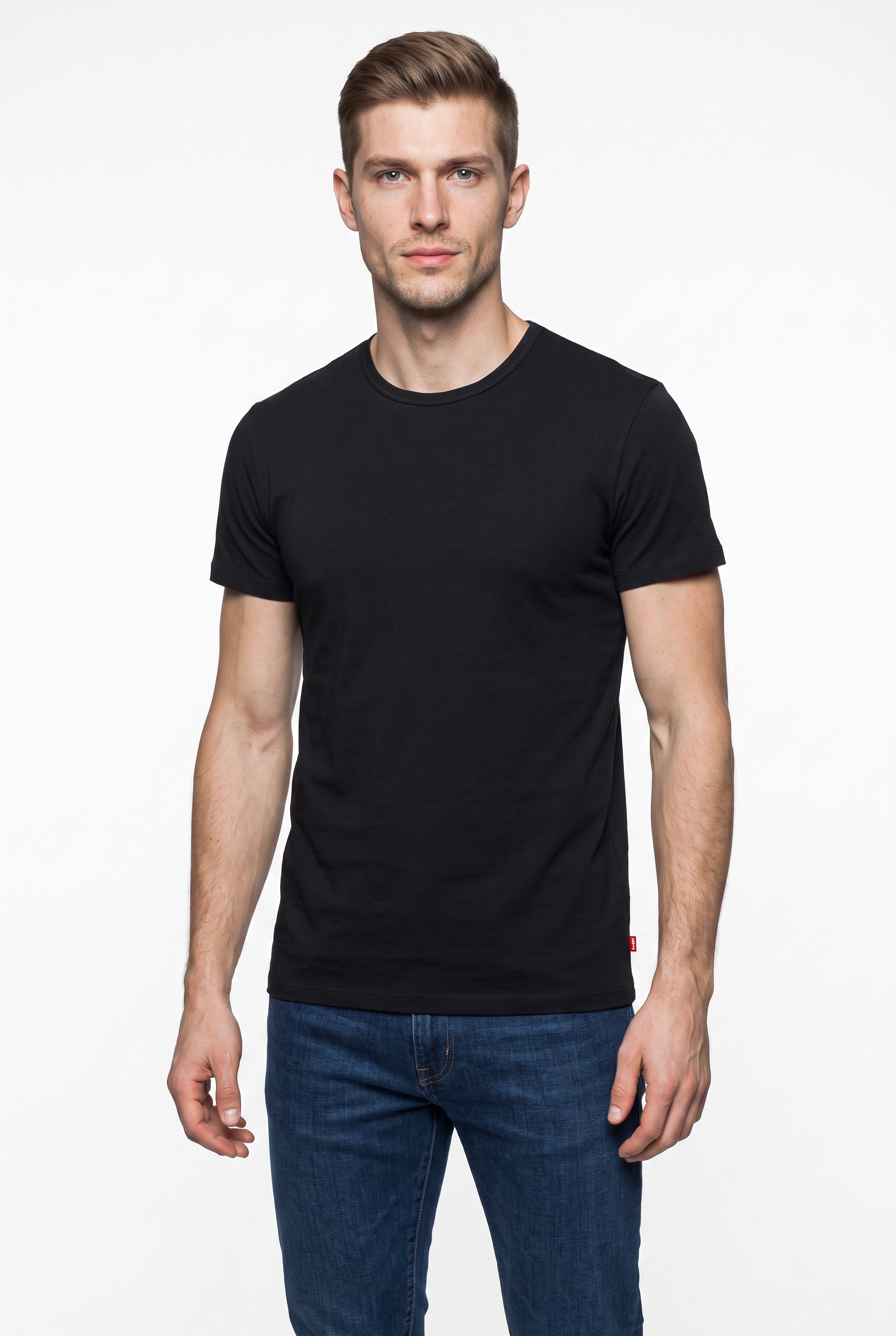 Levi's® T-Shirt 3er-Pack,  Rundhalsausschnitt, Kurzarm, elastisch