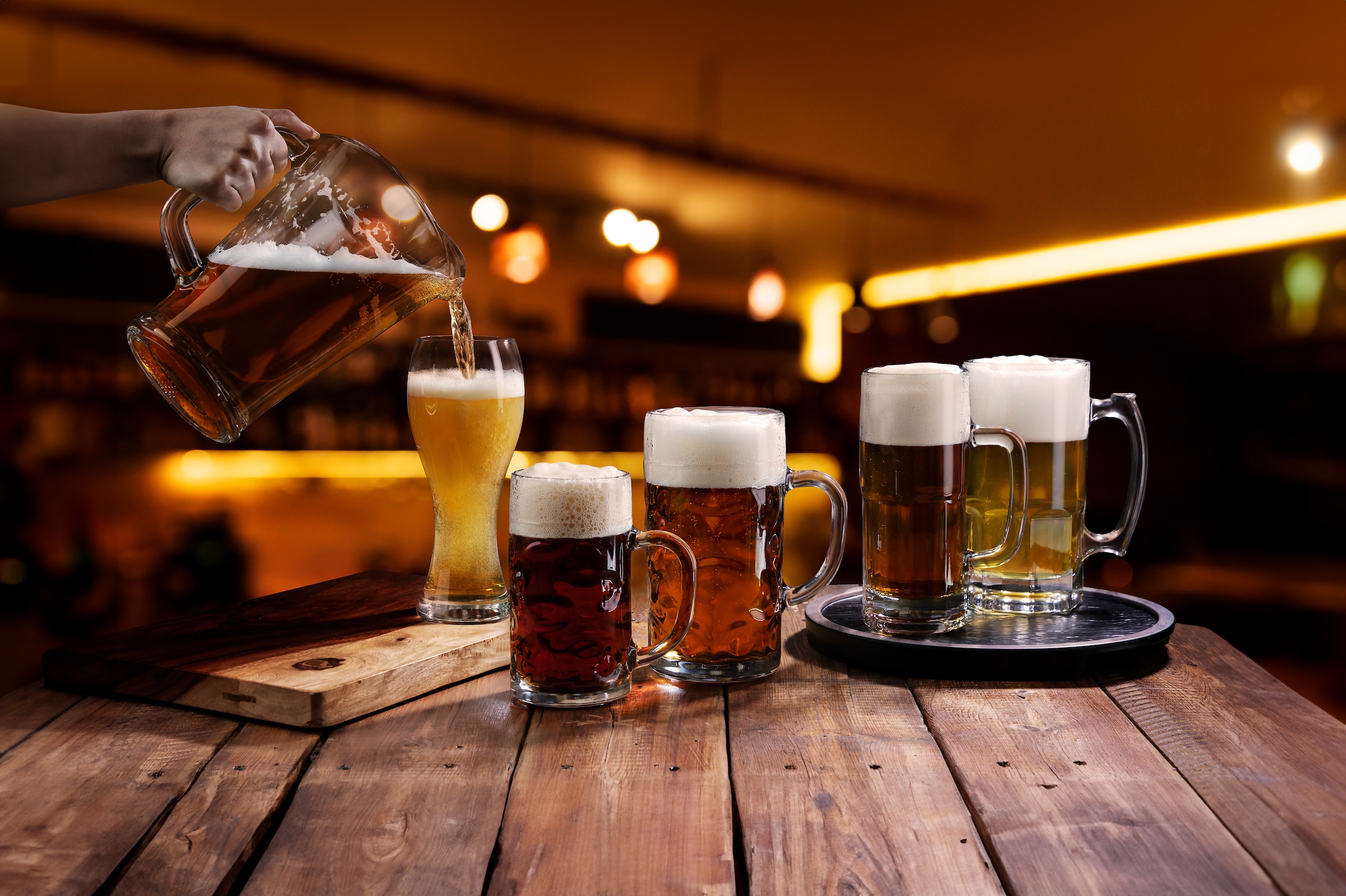LIBBEY Wasserkanne »Pitcher« 1,77 l Set, 6 Stk. tlg. 1774 ml, Ø: 20 cm, H: 23,5 cm, 6er Set