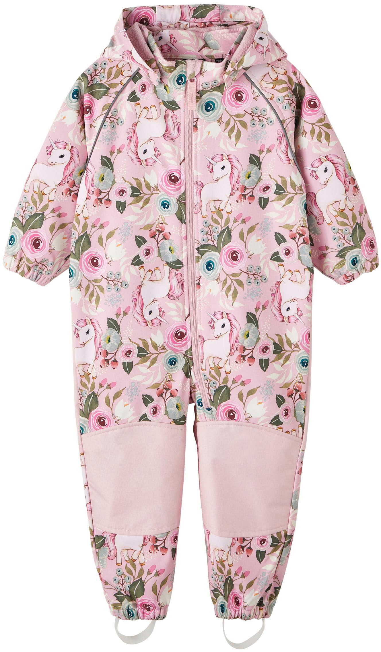 Name It Softshelloverall »NMFALFA SUIT FLORAL 2FO NOOS« online bestellen |  BAUR | Overalls