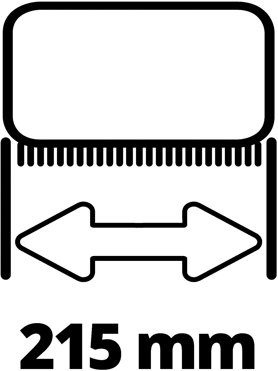 Einhell Reinigungsbürsten-Set »MEDIUM«, 2 St., aus Nylon, Zubehör für Akku-Oberflächenbürste »Picobella«, für Stein