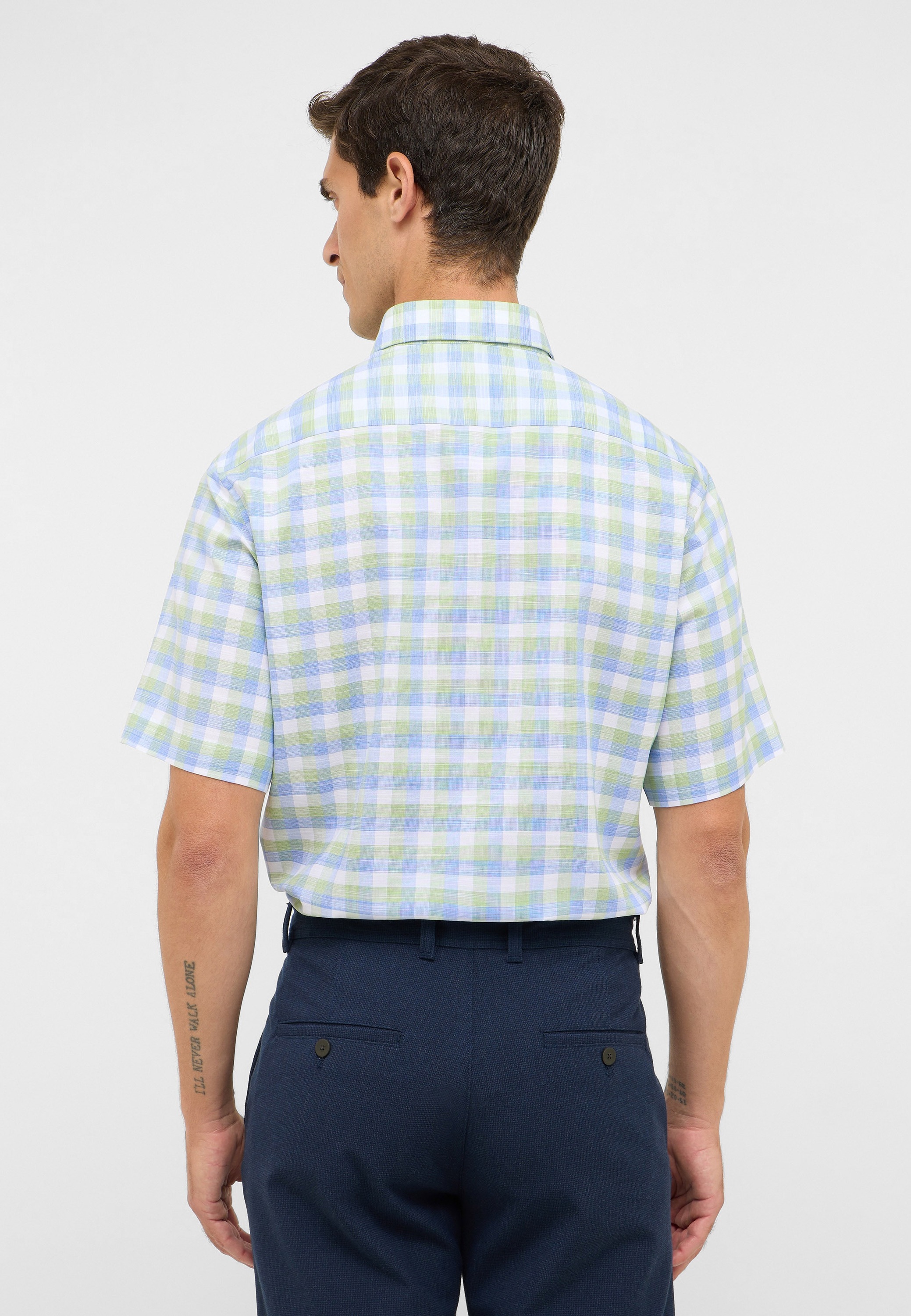 Eterna Kurzarmhemd "MODERN FIT", EASY IRON (bügelleicht) günstig online kaufen