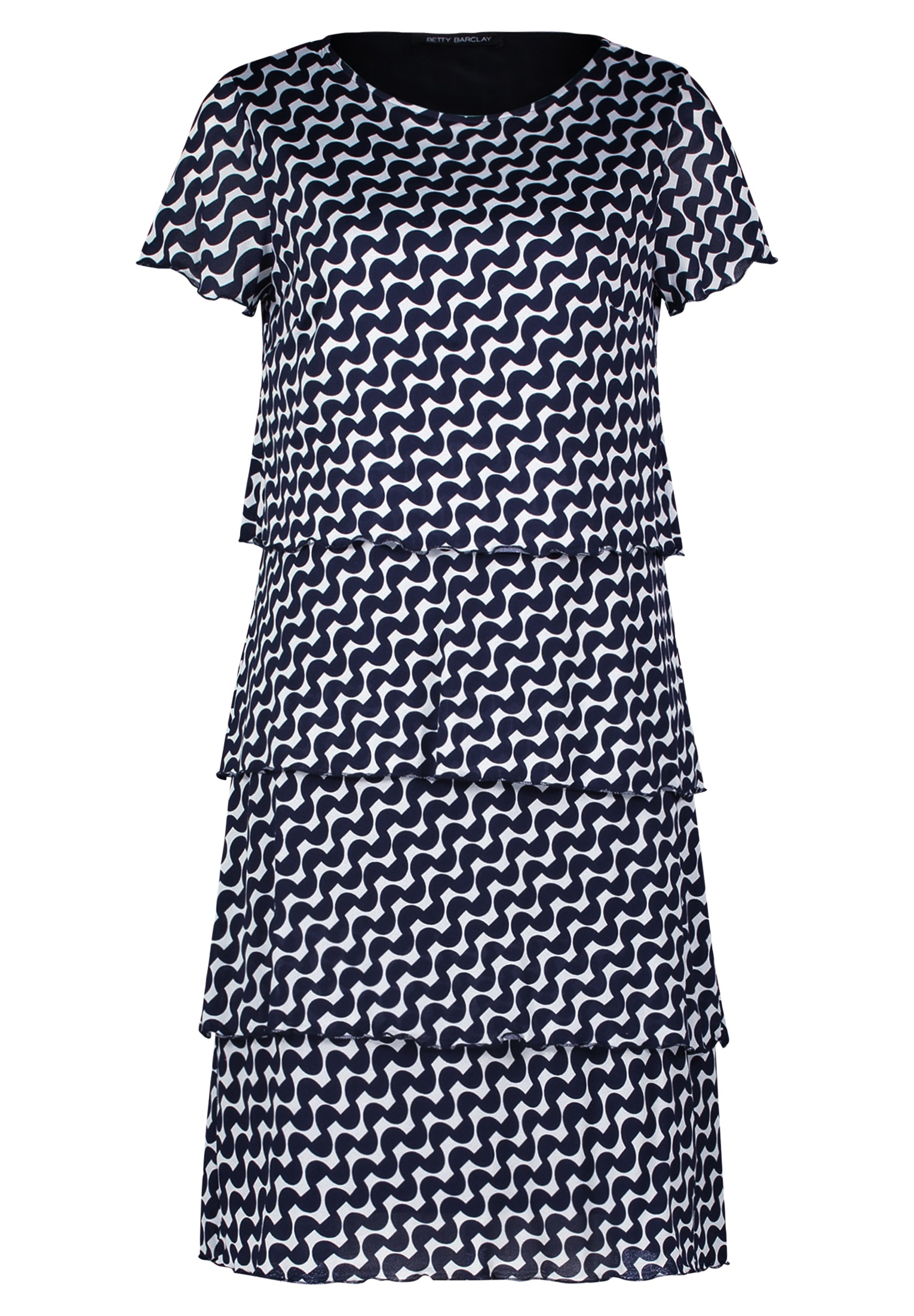 Betty Barclay Sommerkleid "Betty Barclay Stufenkleid mit Rundhalsauschnitt" günstig online kaufen