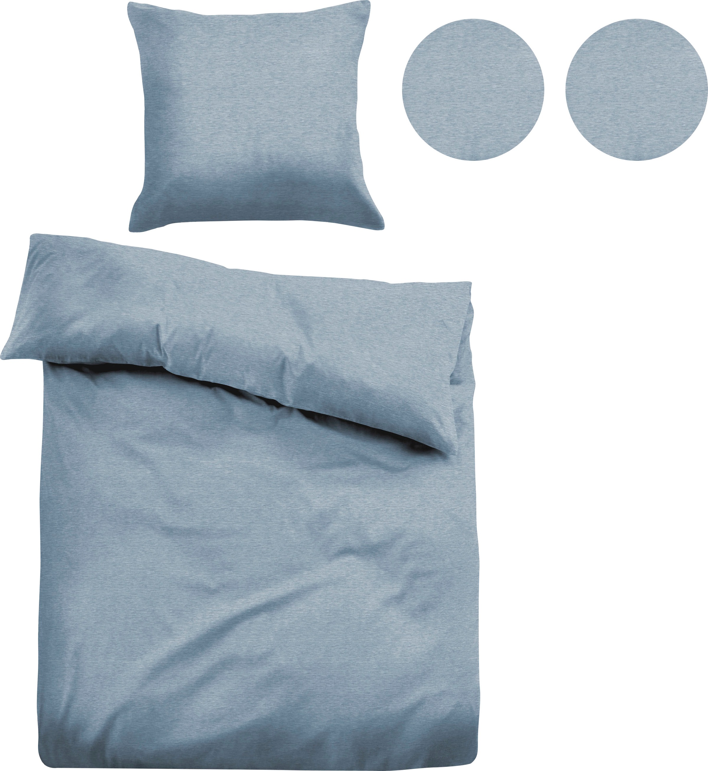 TOM TAILOR HOME Bettwäsche »COMMON in Gr. 135x200 oder 155x220 cm«, Bettwäsche aus Baumwolle, Bettwäsche mit Melangeoptik