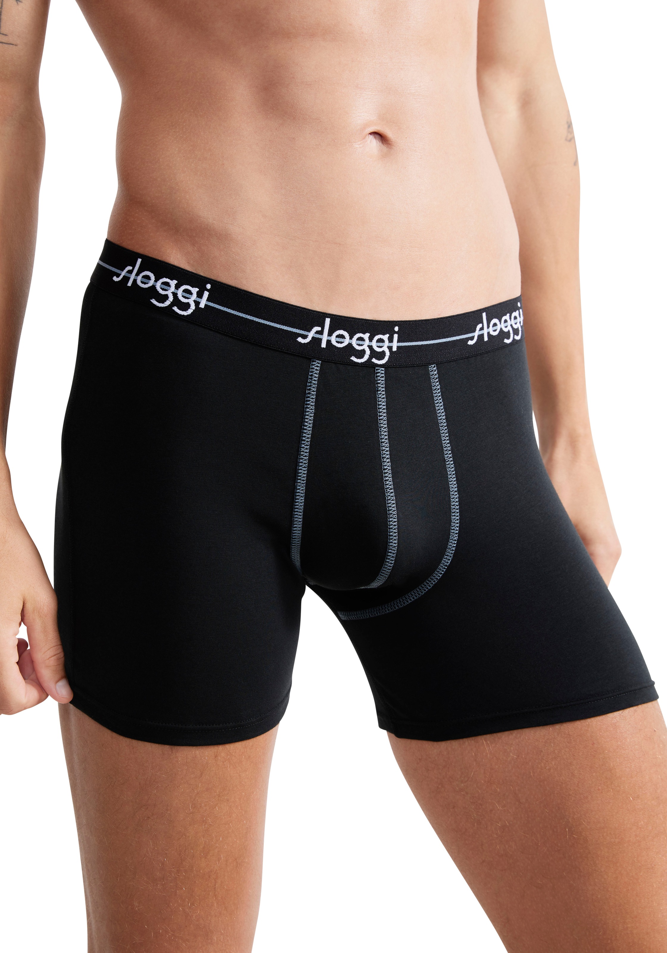 sloggi Boxershorts "men Start Short C2P box" 2er Pack, moderne bequeme Basi günstig online kaufen