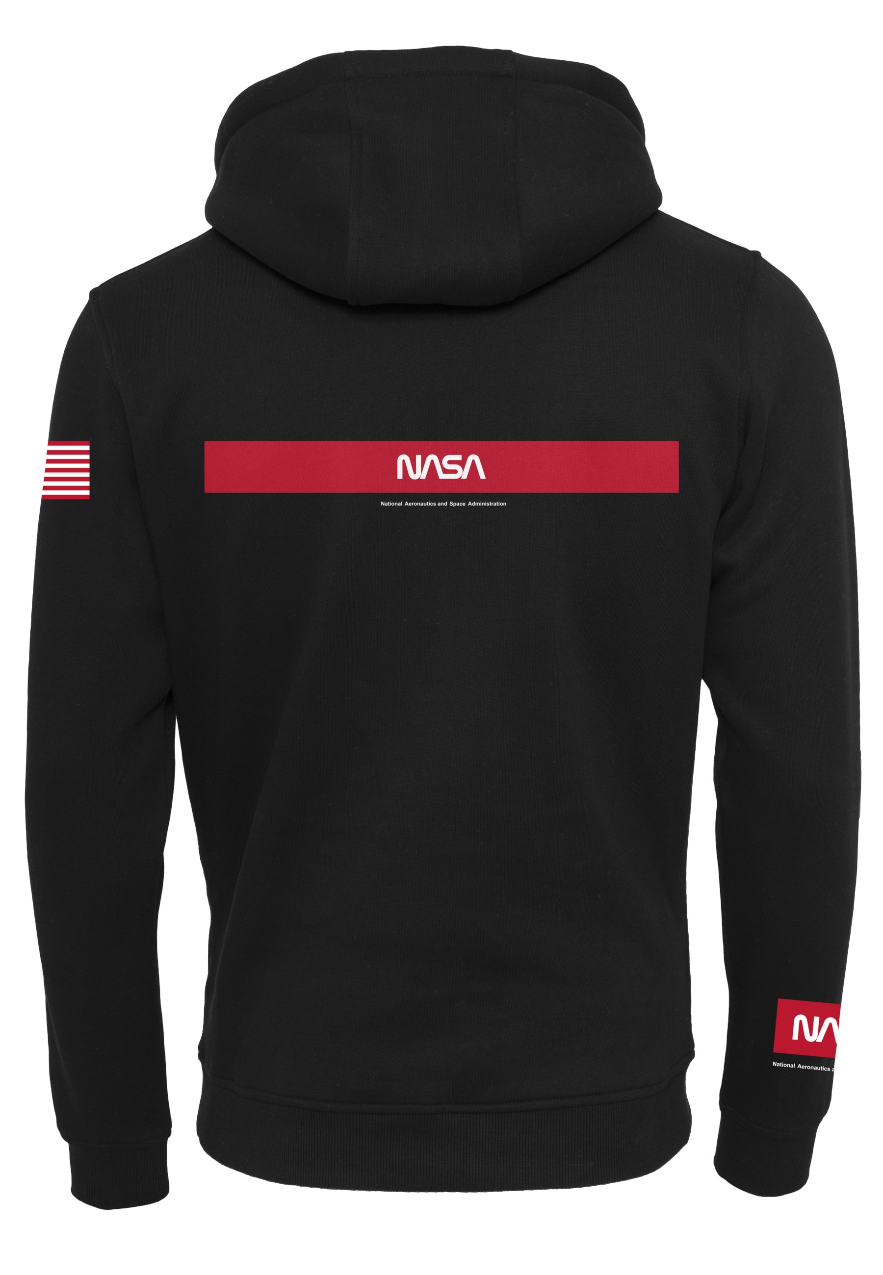 MisterTee Rundhalspullover "MisterTee Herren NASA Definition Hoody" 1 Stk. günstig online kaufen