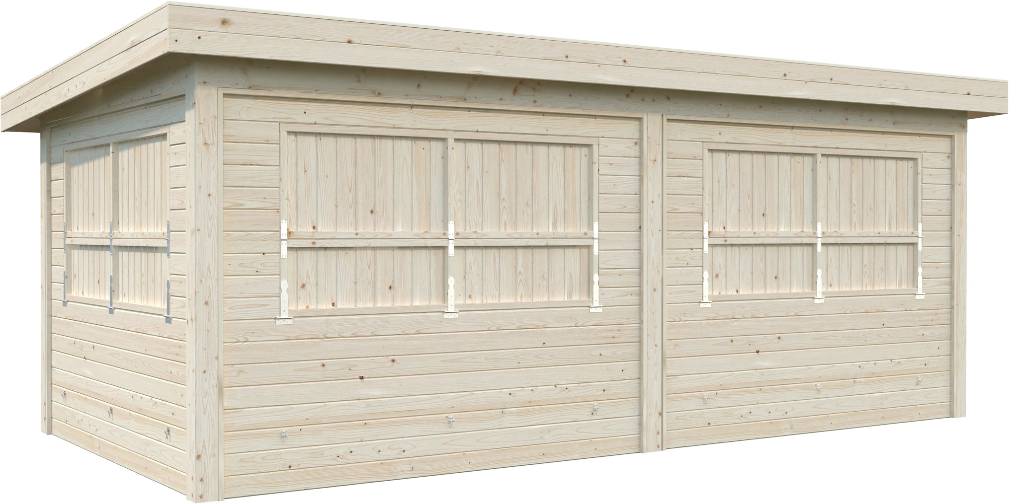 Palmako Holzpavillon »Lenna 16,6 m² Set 312« BxTxH: 628x340x245 cm