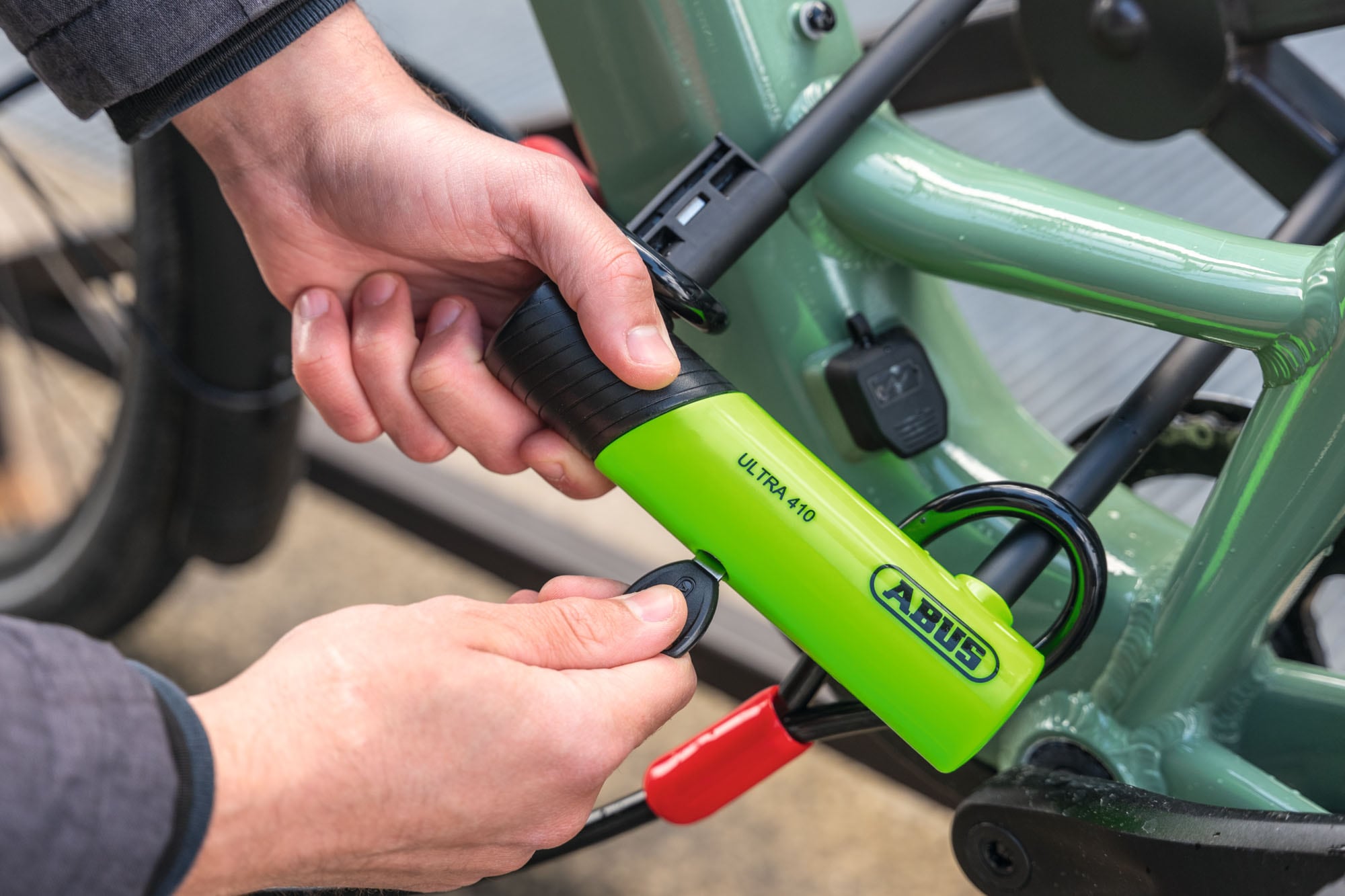 ABUS Bügelschloss »Ultra 410K/170HB230 GN SH34 + Cobra 10/120«
