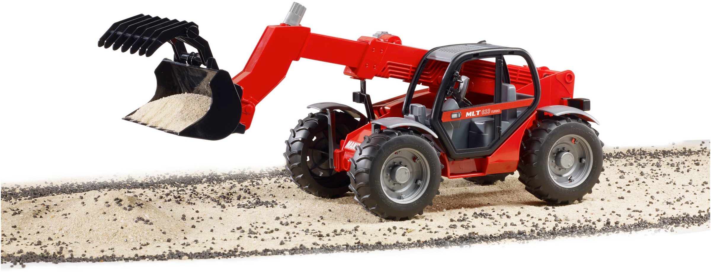Bruder® Spielzeug-Radlader »Manitou Teleskoplader MLT 633 40 cm (02125)«, Made in Europe