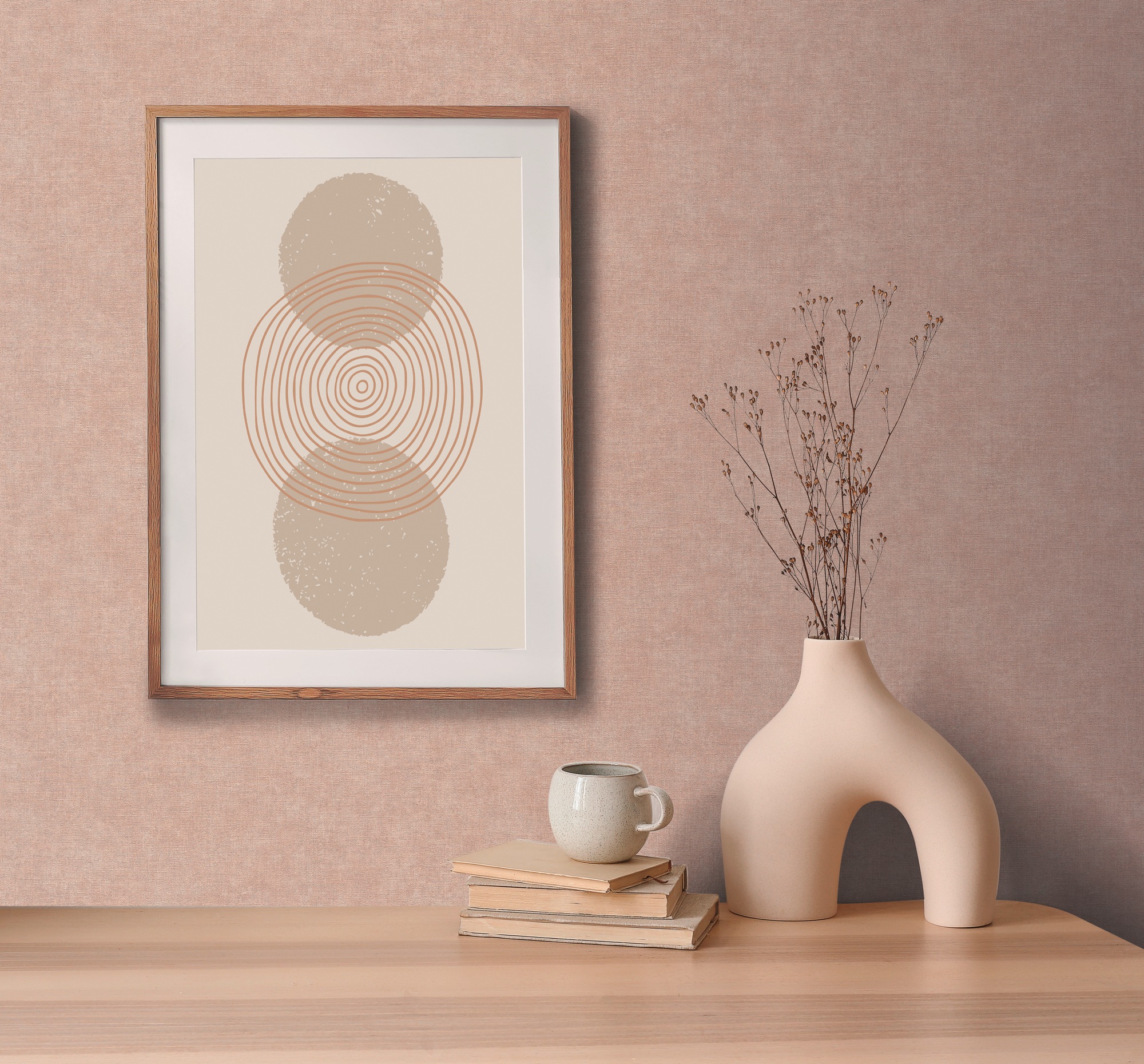living walls Vliestapete »Smart Surfaces einfarbige Tapete Unitapete Struktur-Optik Landhaus«, matt, Vliestapete Textil-Optik für Schlafzimmer Küche Wohnzimmer Uni Design