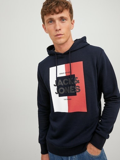 Jack & Jones Kapuzensweatshirt "JJOSCAR SWEAT HOOD" günstig online kaufen