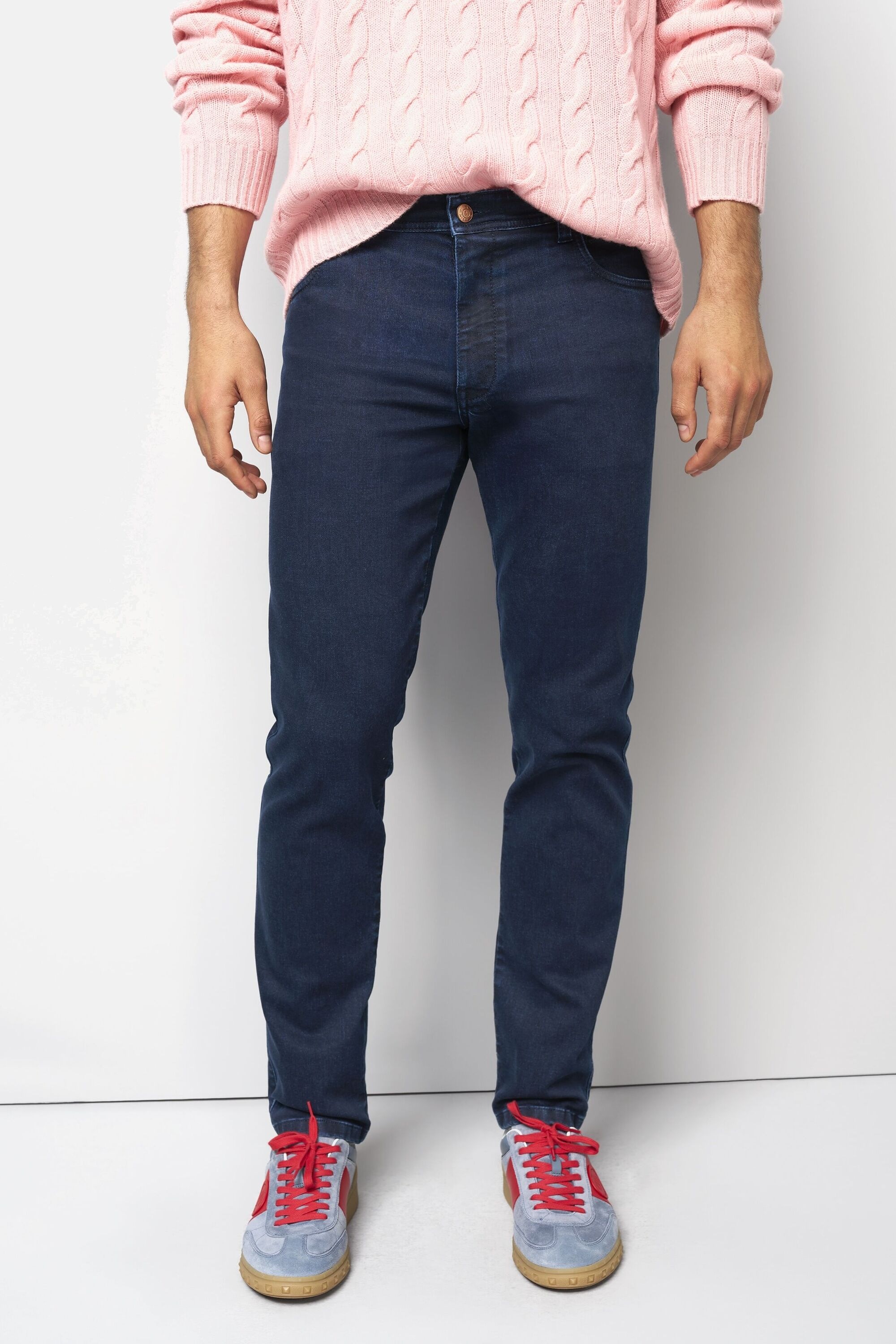 MEYER M5 Five Pocket Jeans Navy 42/32 3