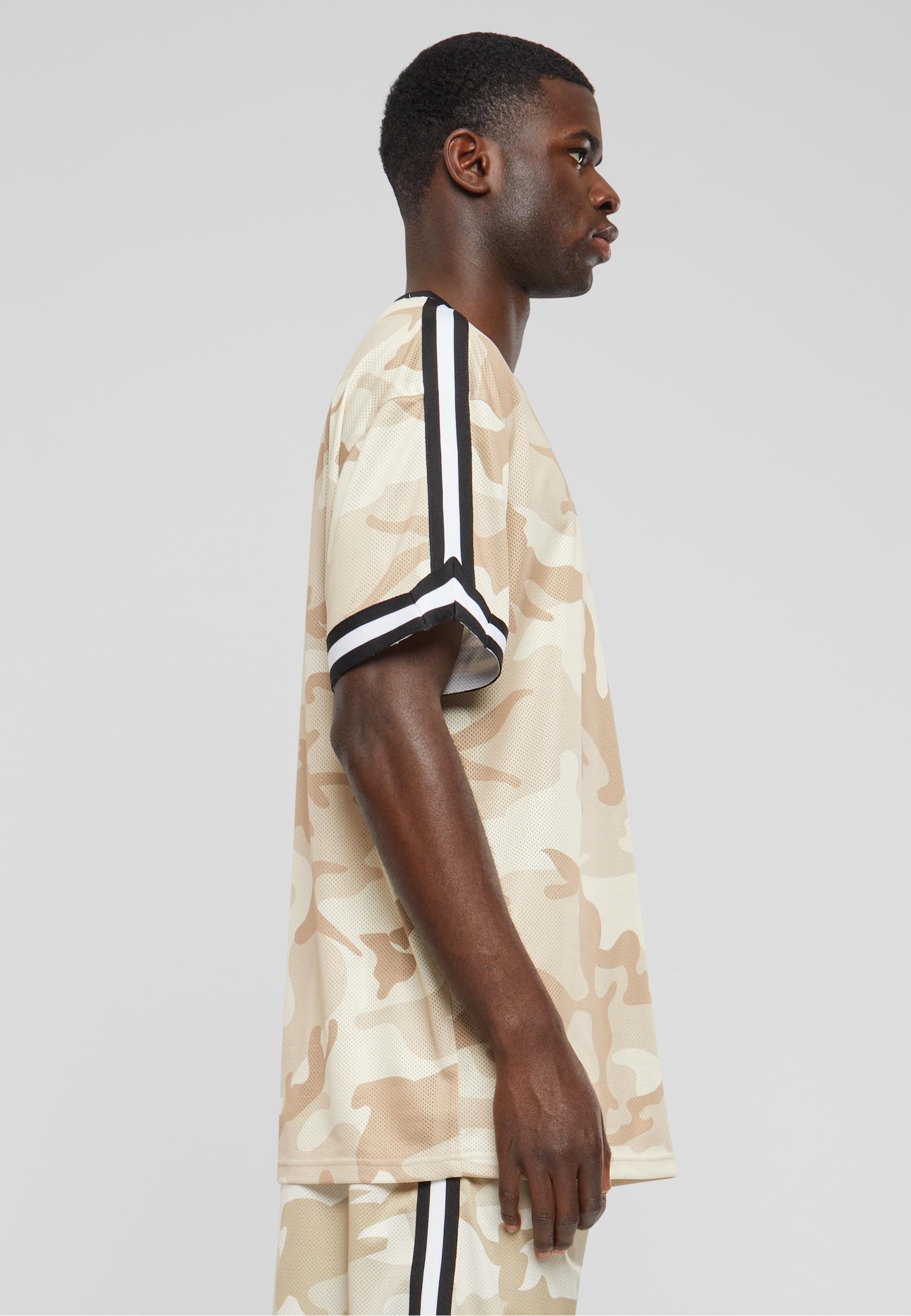 URBAN CLASSICS T-Shirt »Urban Classics Herren Oversized Mesh AOP Tee«, (1 tlg.)