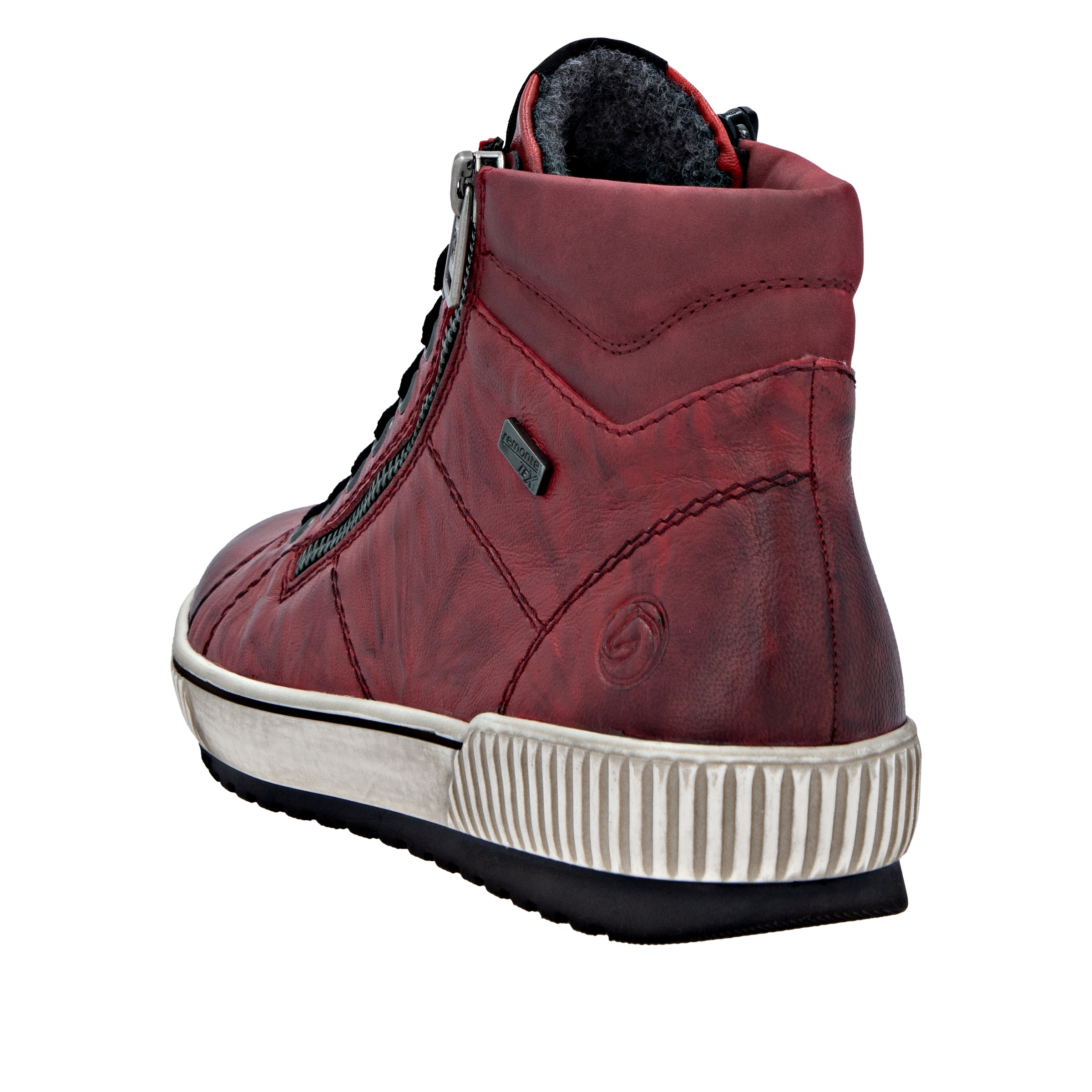 Thumbnail - Remonte Schnürboots, Plateau, Schnürstiefelette, Boots in Crash-Optik