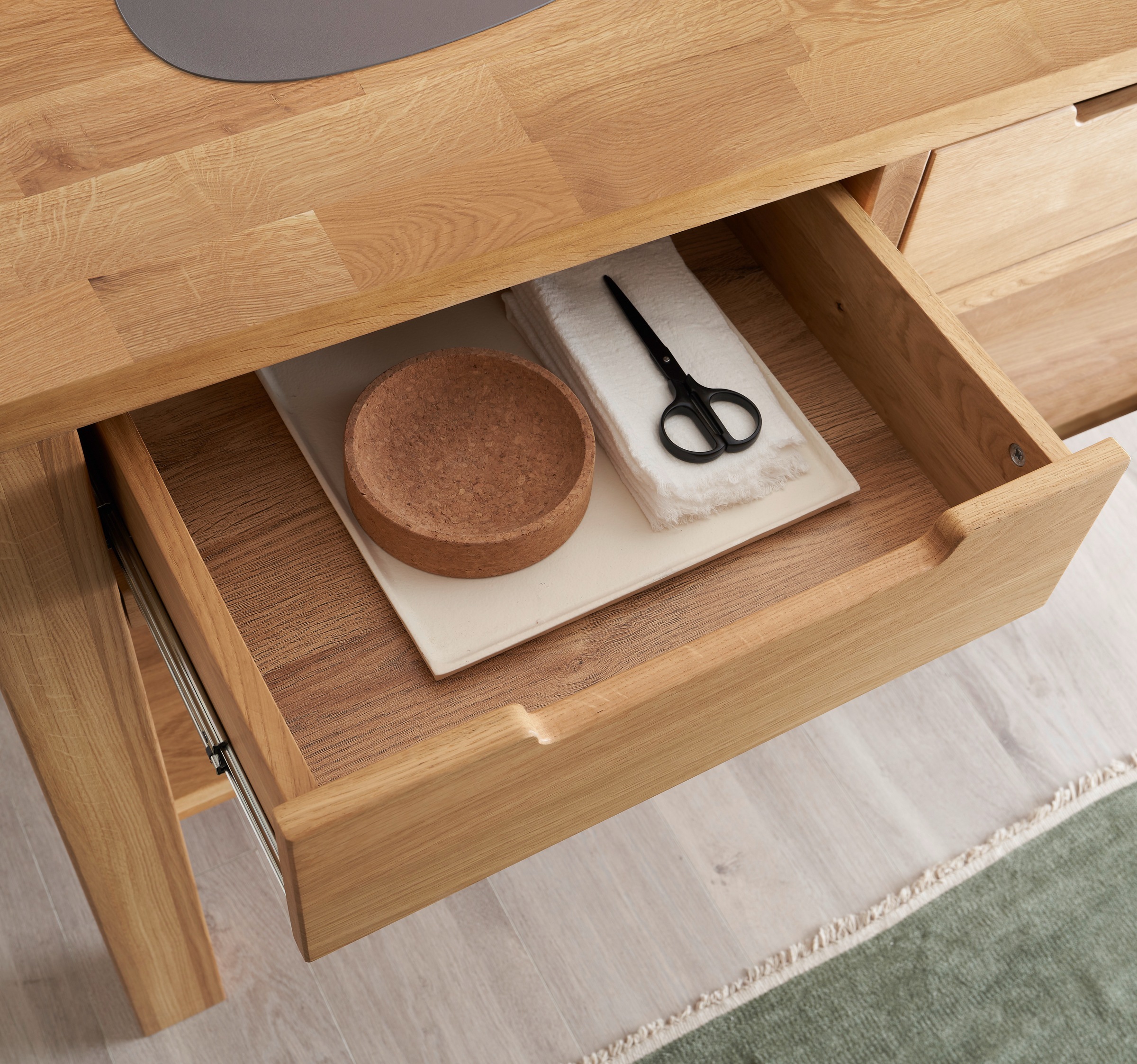 BASIC by Balculina Kücheninsel »Ponza, Kücheninsel BxHxT 180x91x90 cm«, Breite 180cm, Massivholz, Softclose und Vollauszug