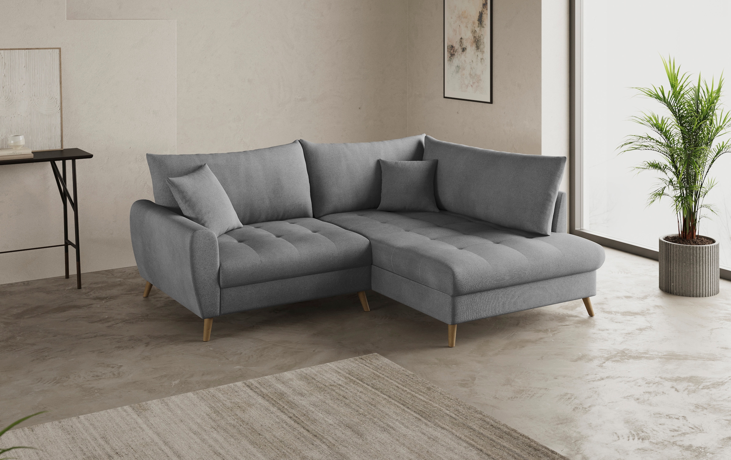 Mr. Couch Ecksofa »Blackburn II, L-Form«, Mit Kaltschaumpolsterung bis 140 kg belastbar