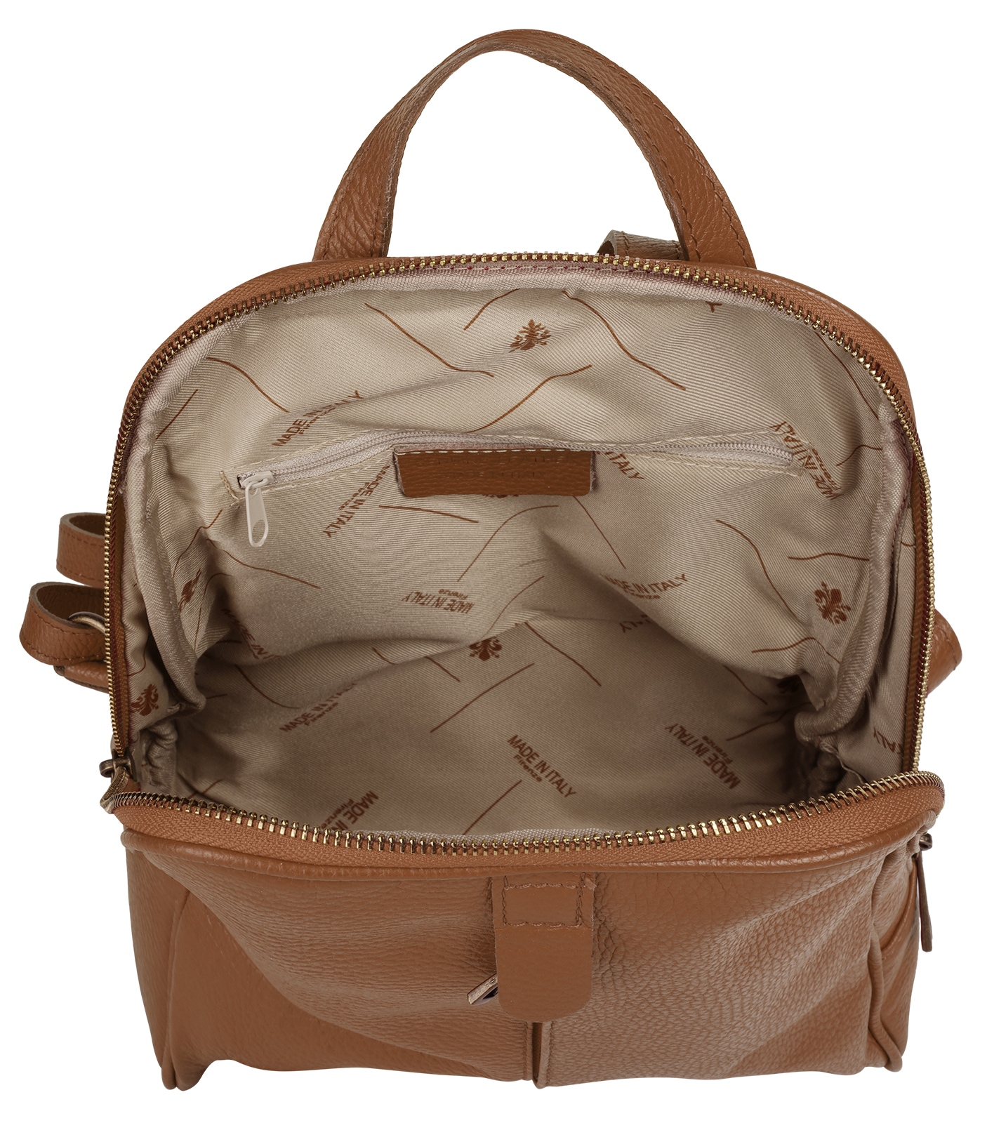Samantha Look Cityrucksack, echt Leder, Made in Italy