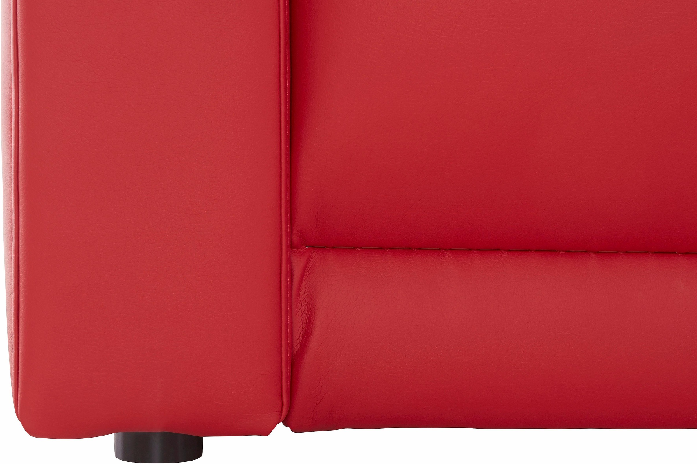 DOMO collection Ecksofa »Ava mit moderner Sitzheftung & toller Doppelnaht, komfortabel, L-Form«, mit Recamiere, inkl. Federkern, wahlweise mit Kopfteilverstellungen